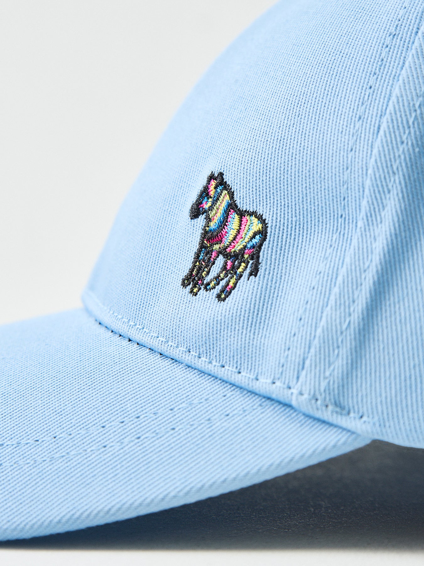 Zebra Logo Cotton Cap Blue