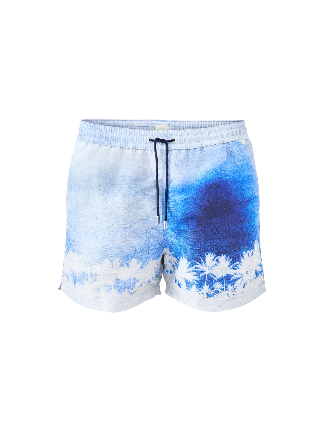 Palm Sunset Swim Shorts Blue