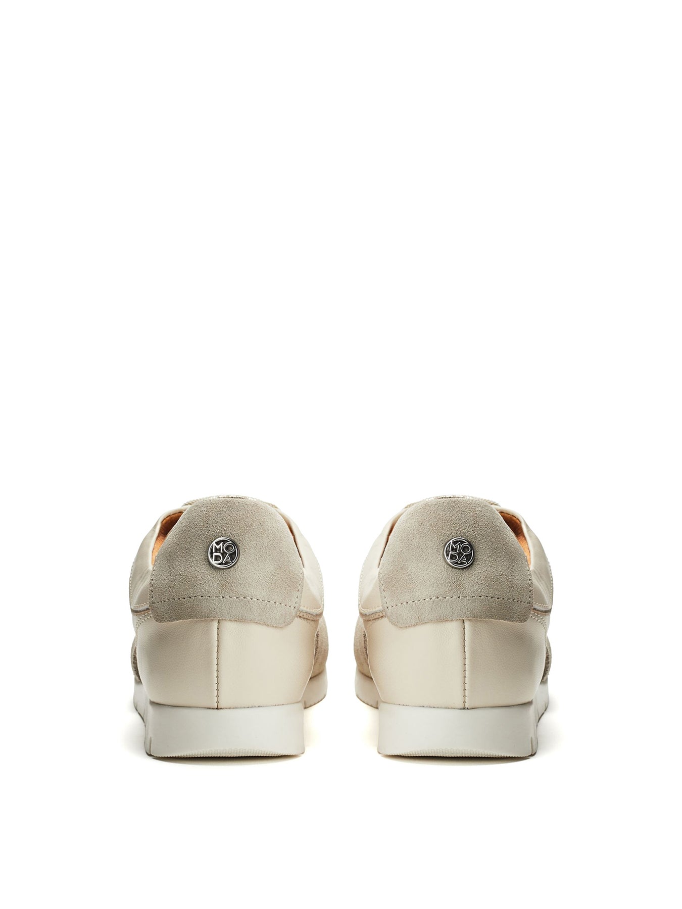 Avrel Leather Trainers White