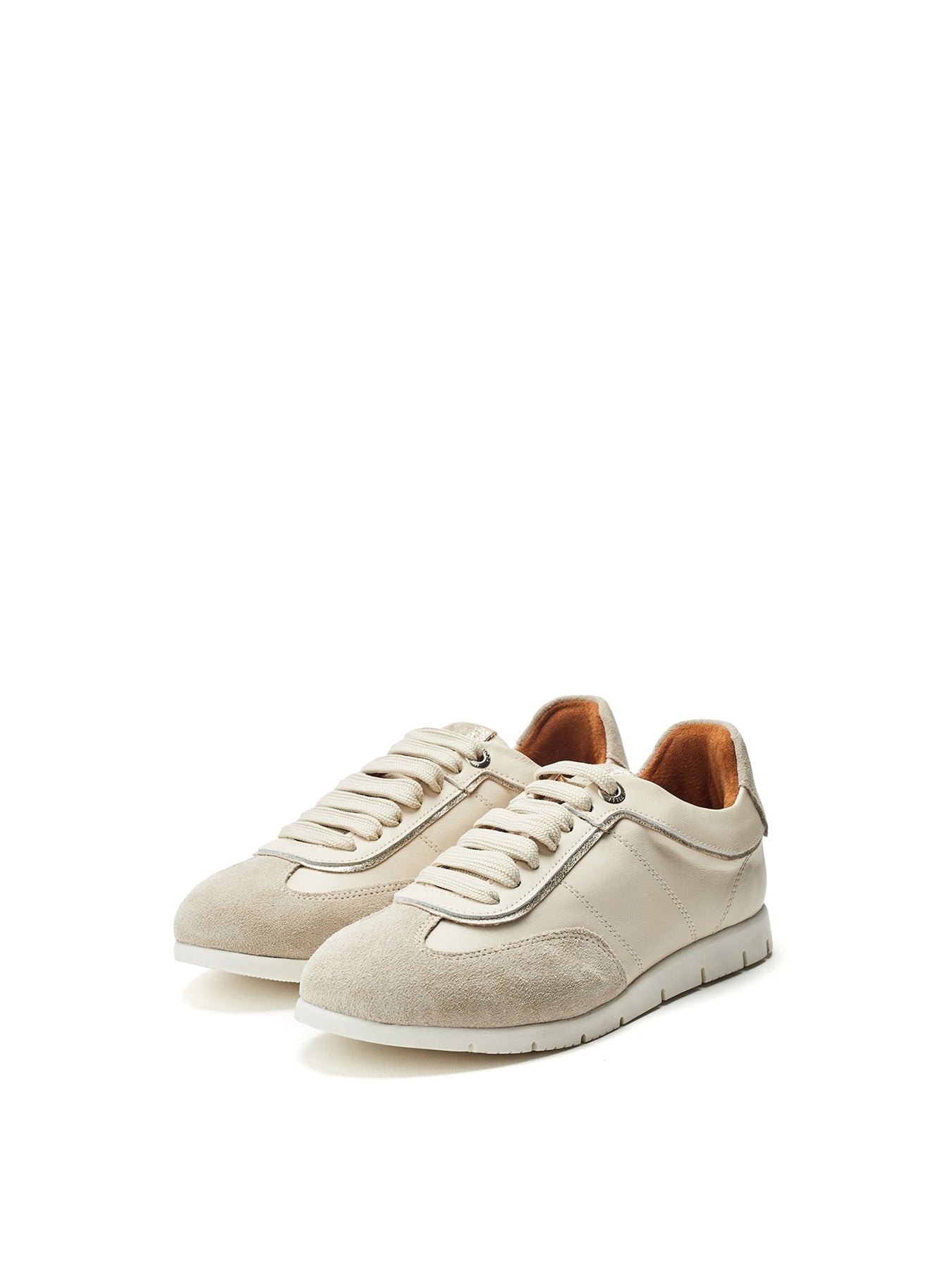 Avrel Leather Trainers White