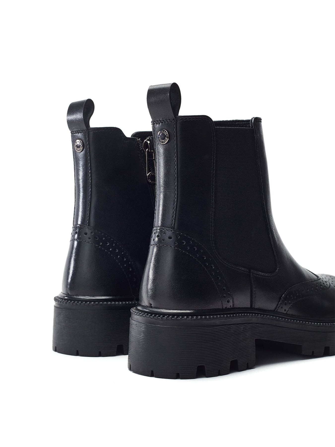 Ordenia Leather Boots Black