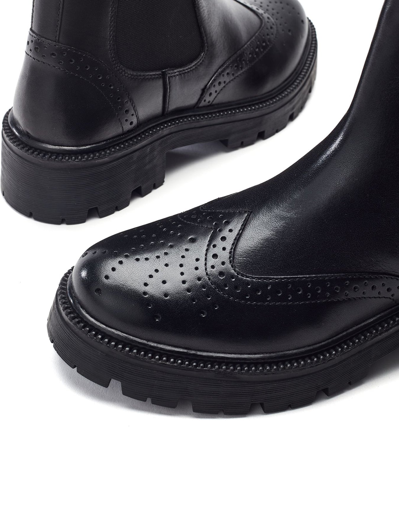 Ordenia Leather Boots Black