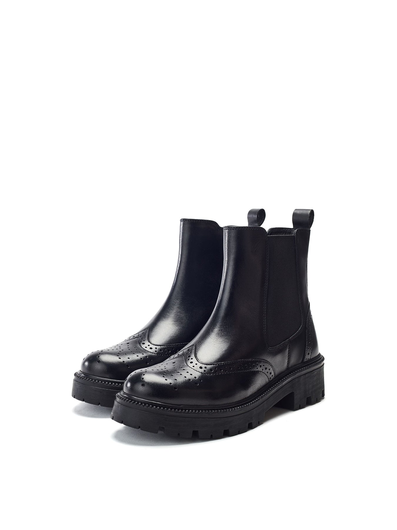 Orraya Leather Boots Black