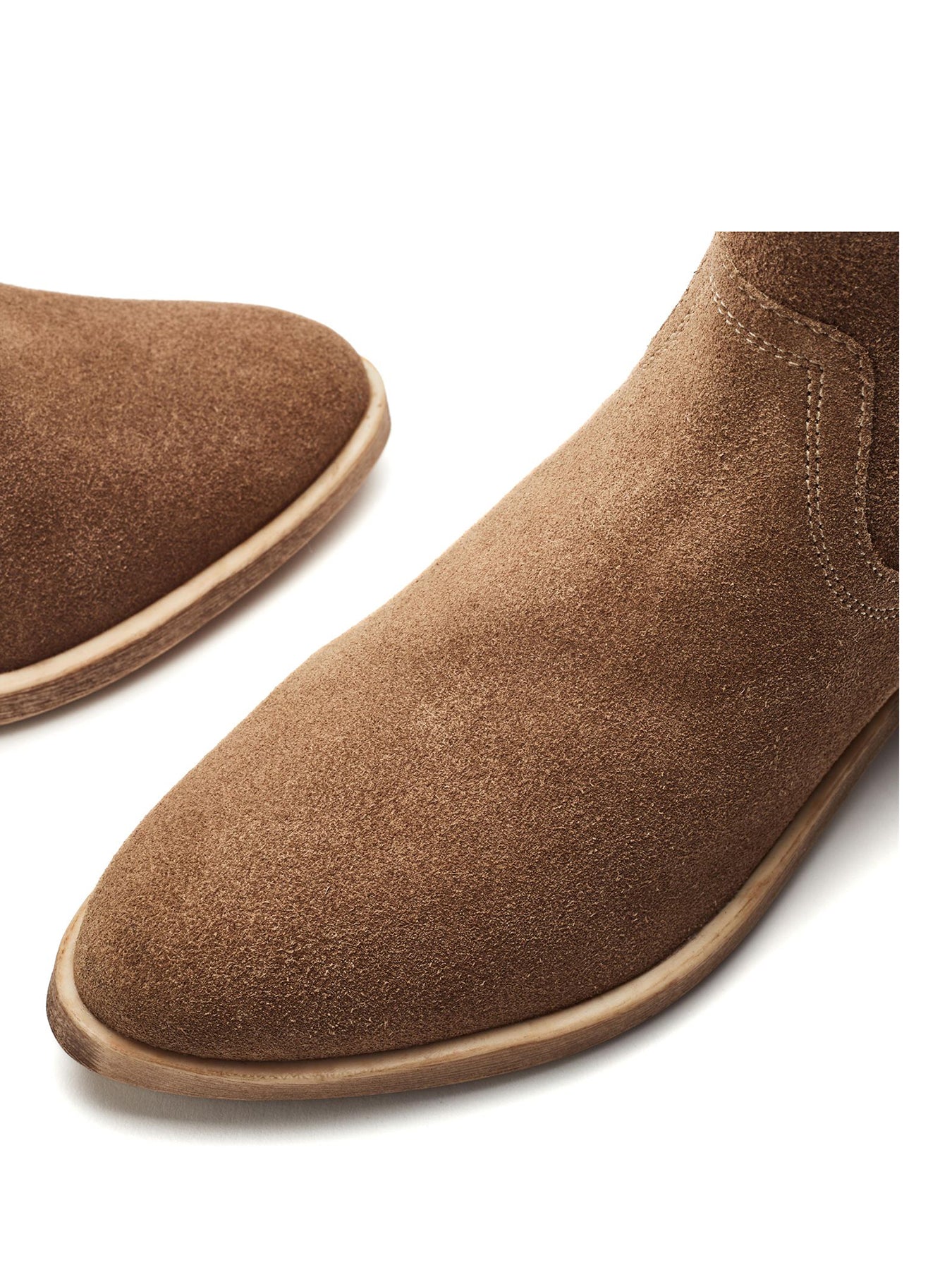 Ovaline Leather Boots Neutral