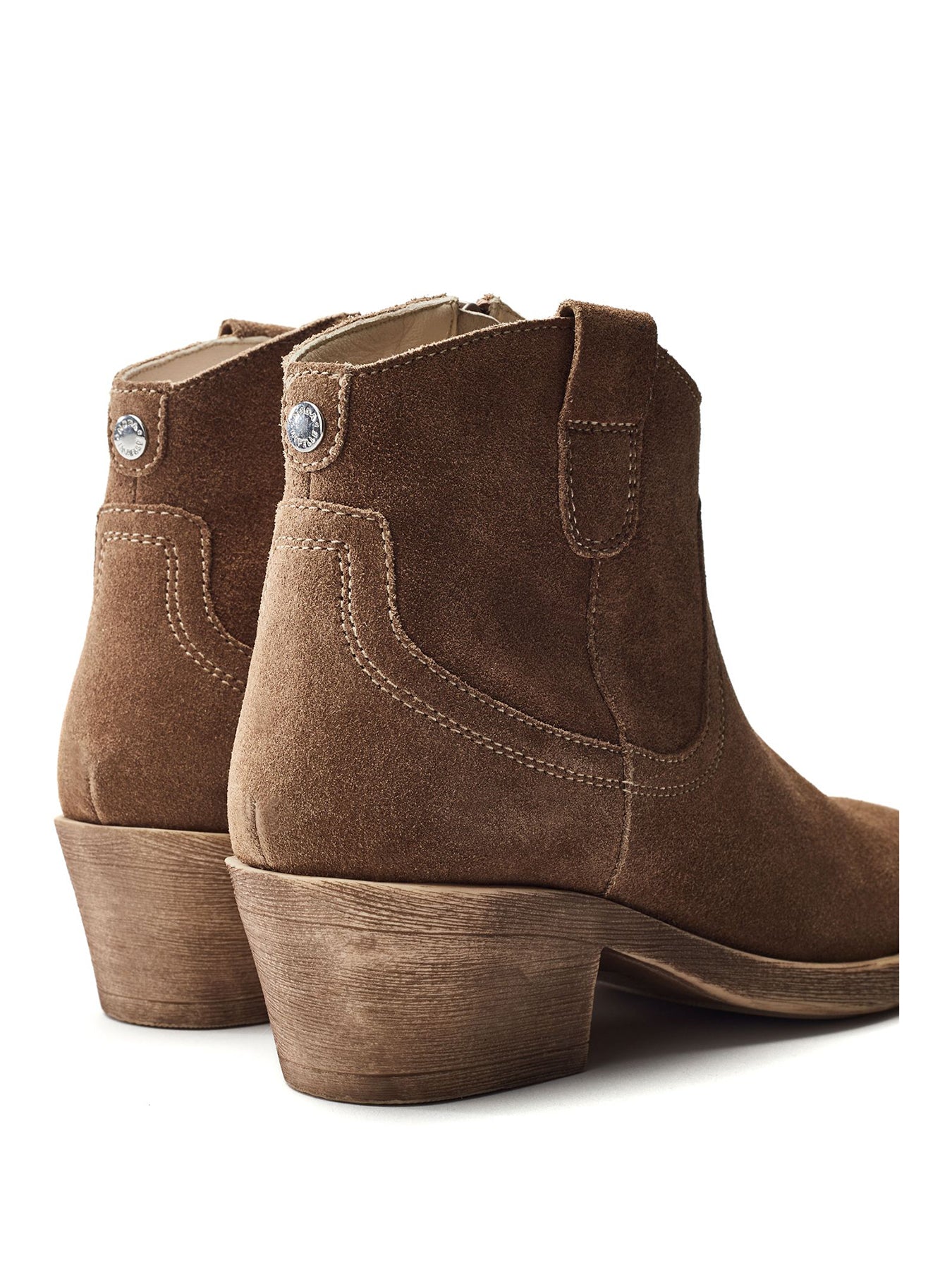 Ovaline Leather Boots Neutral