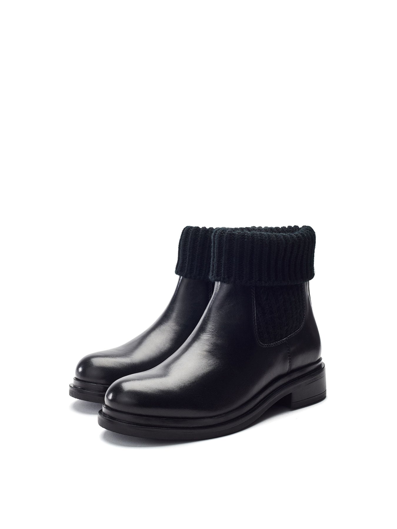 Ozarra Leather Boots Black