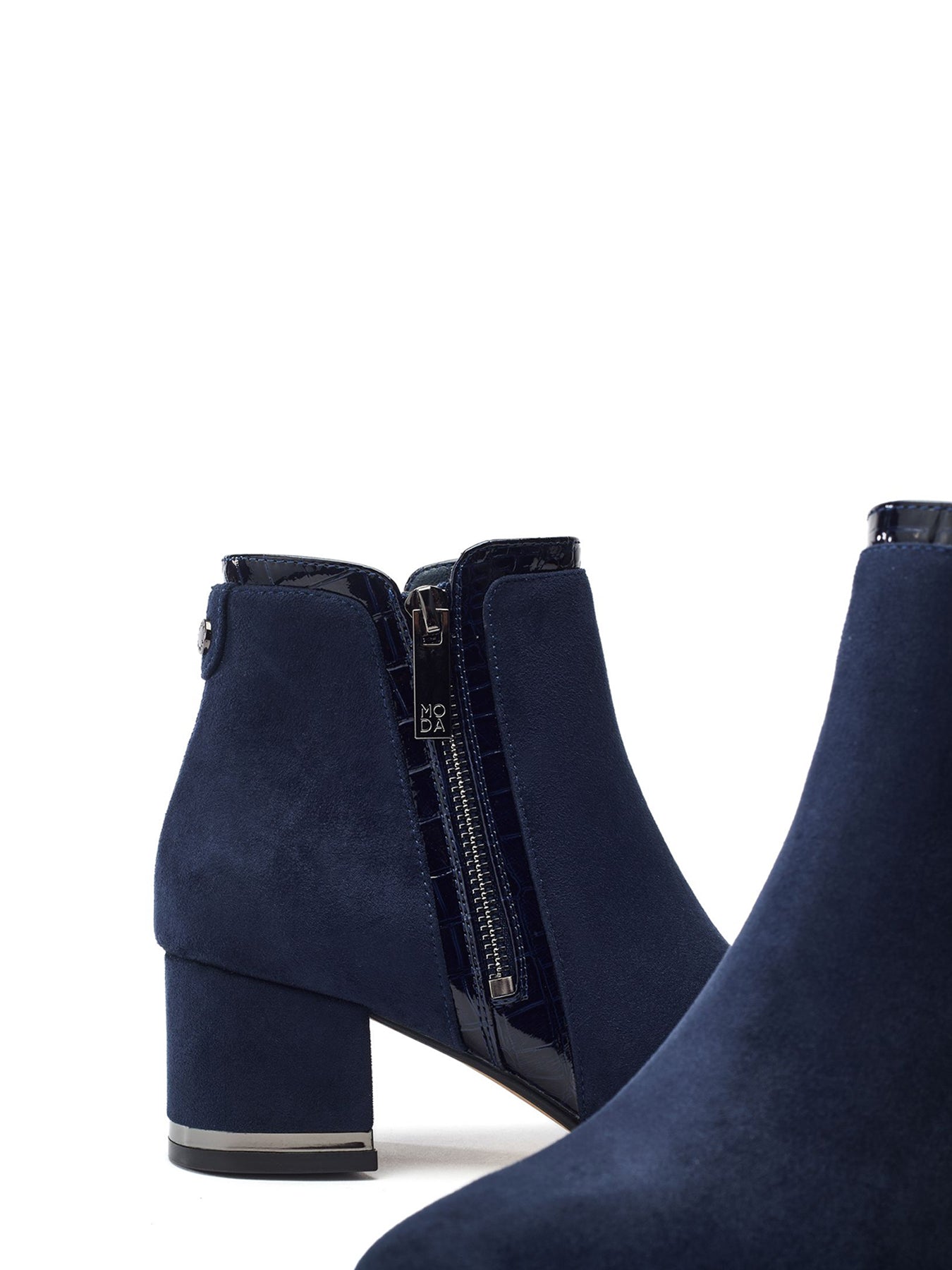 Pajor Leather Boots Blue