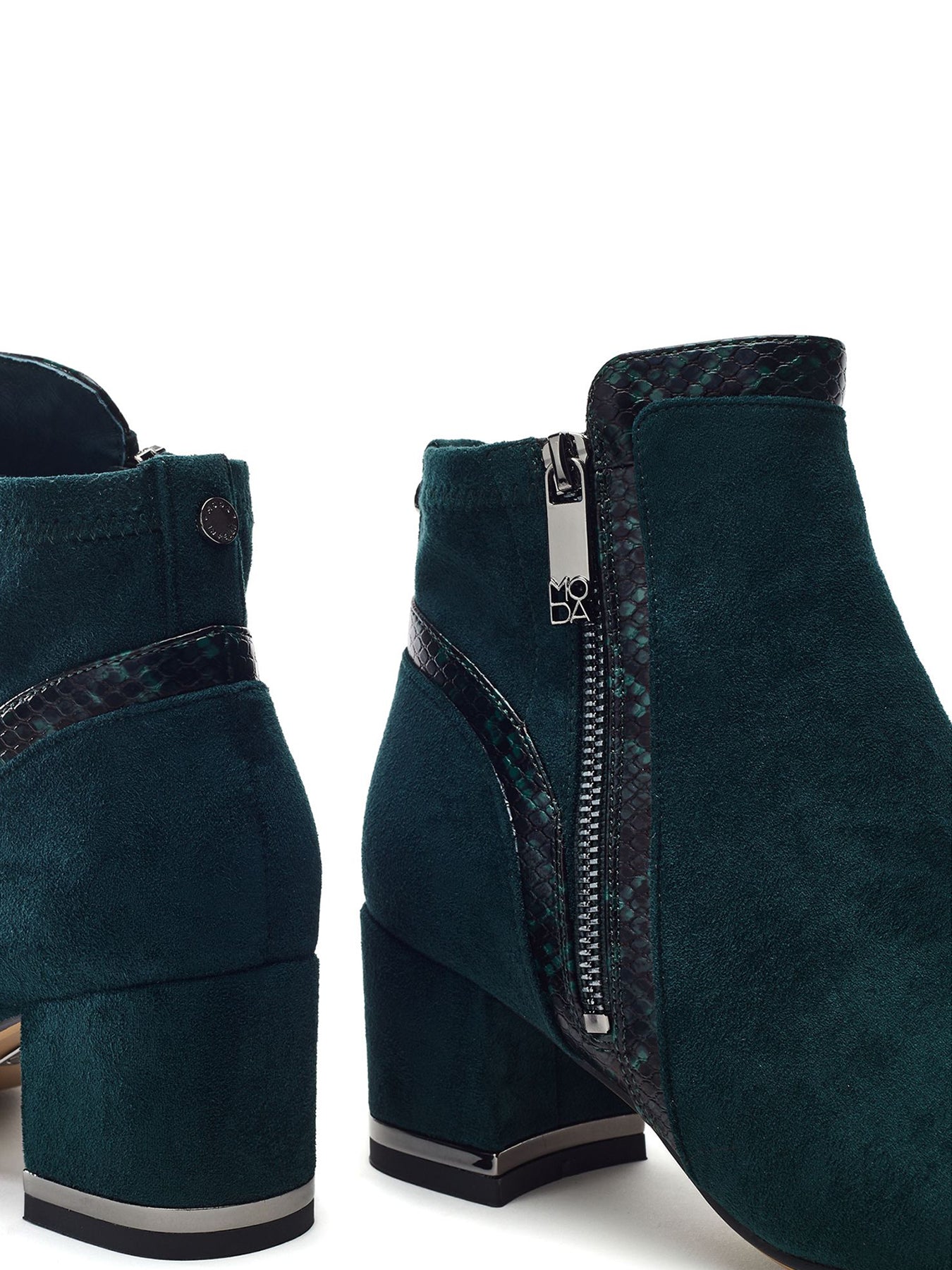 Pesar Leather Boots Green