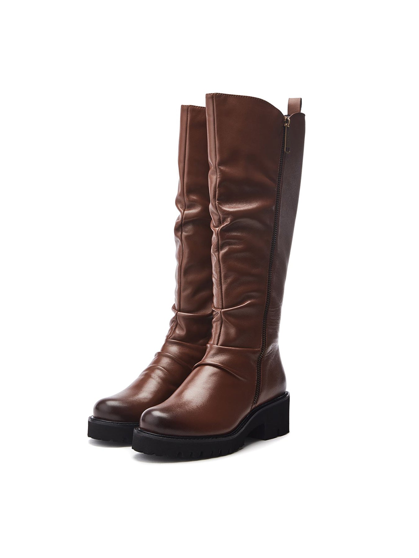 Riez Leather Boots Tan