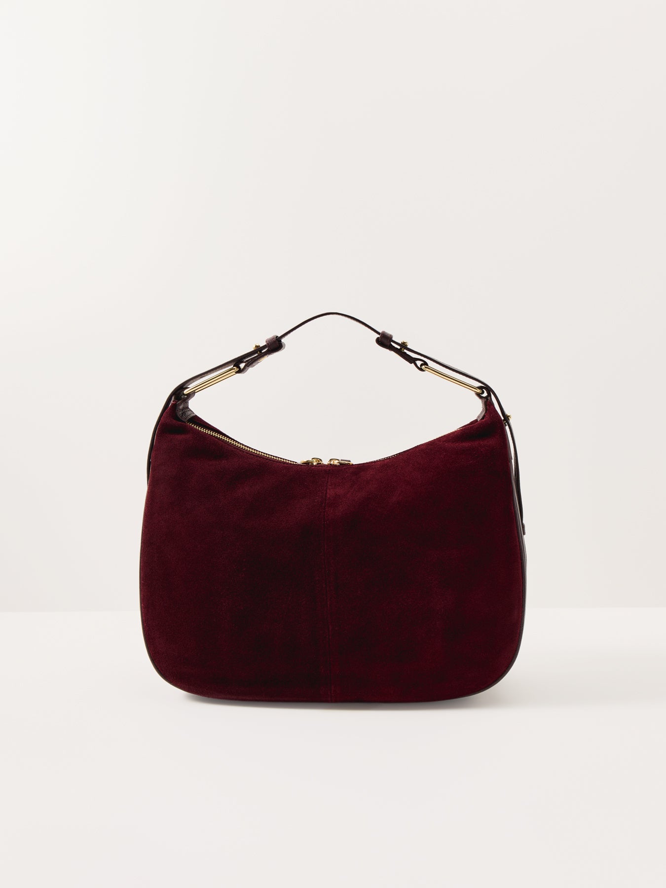 Charlie Suede Bag Burgundy