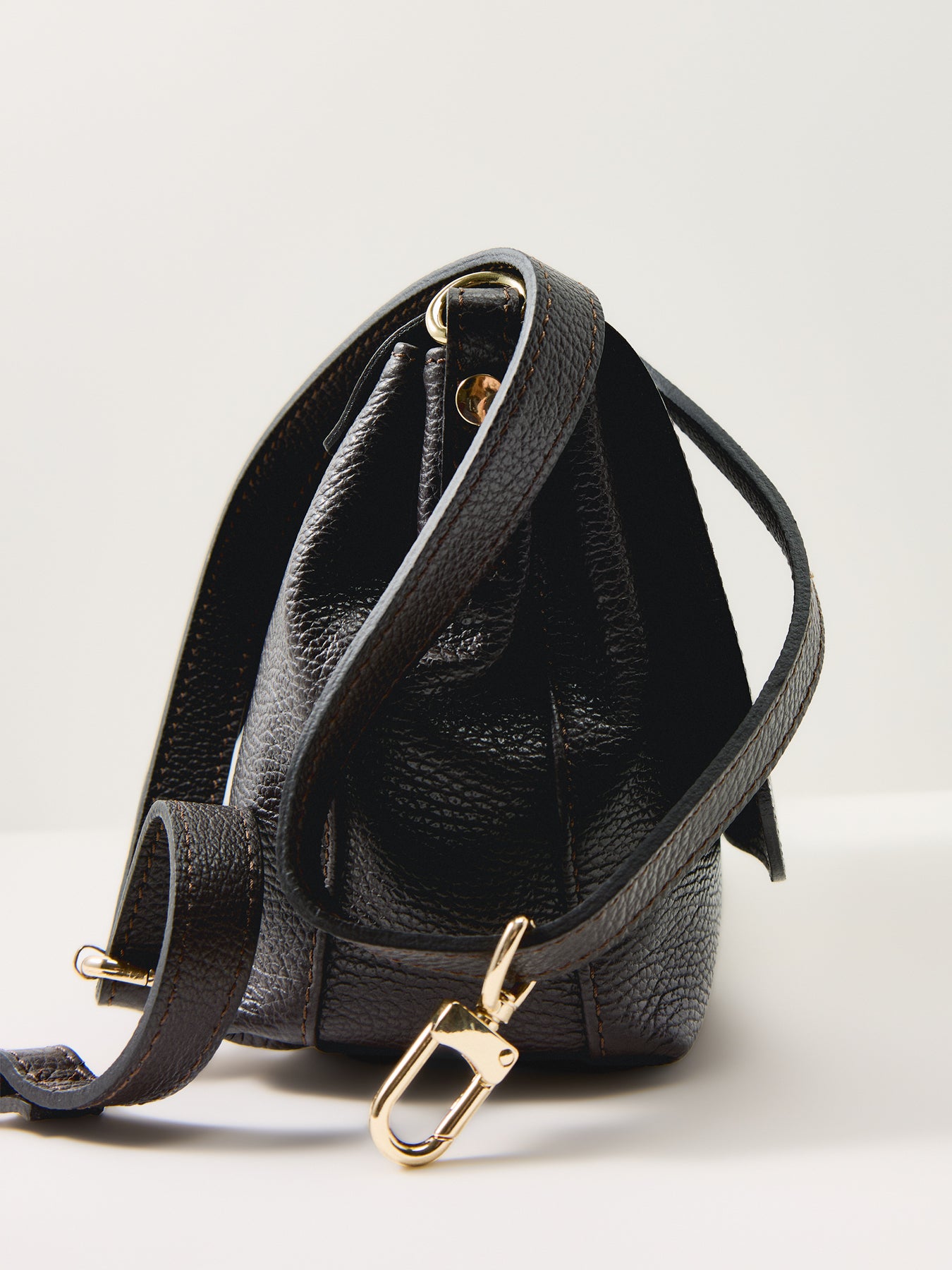 Maisie Maxi Leather Bag Black