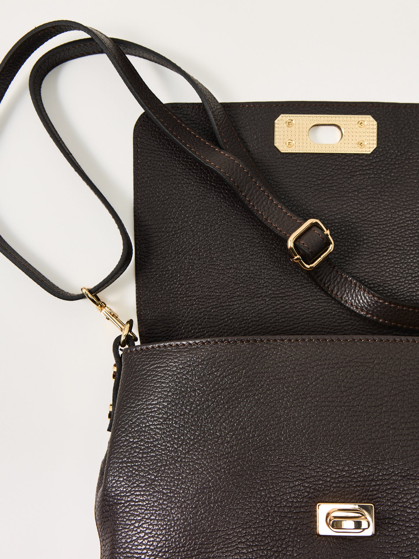Maisie Maxi Leather Bag Brown