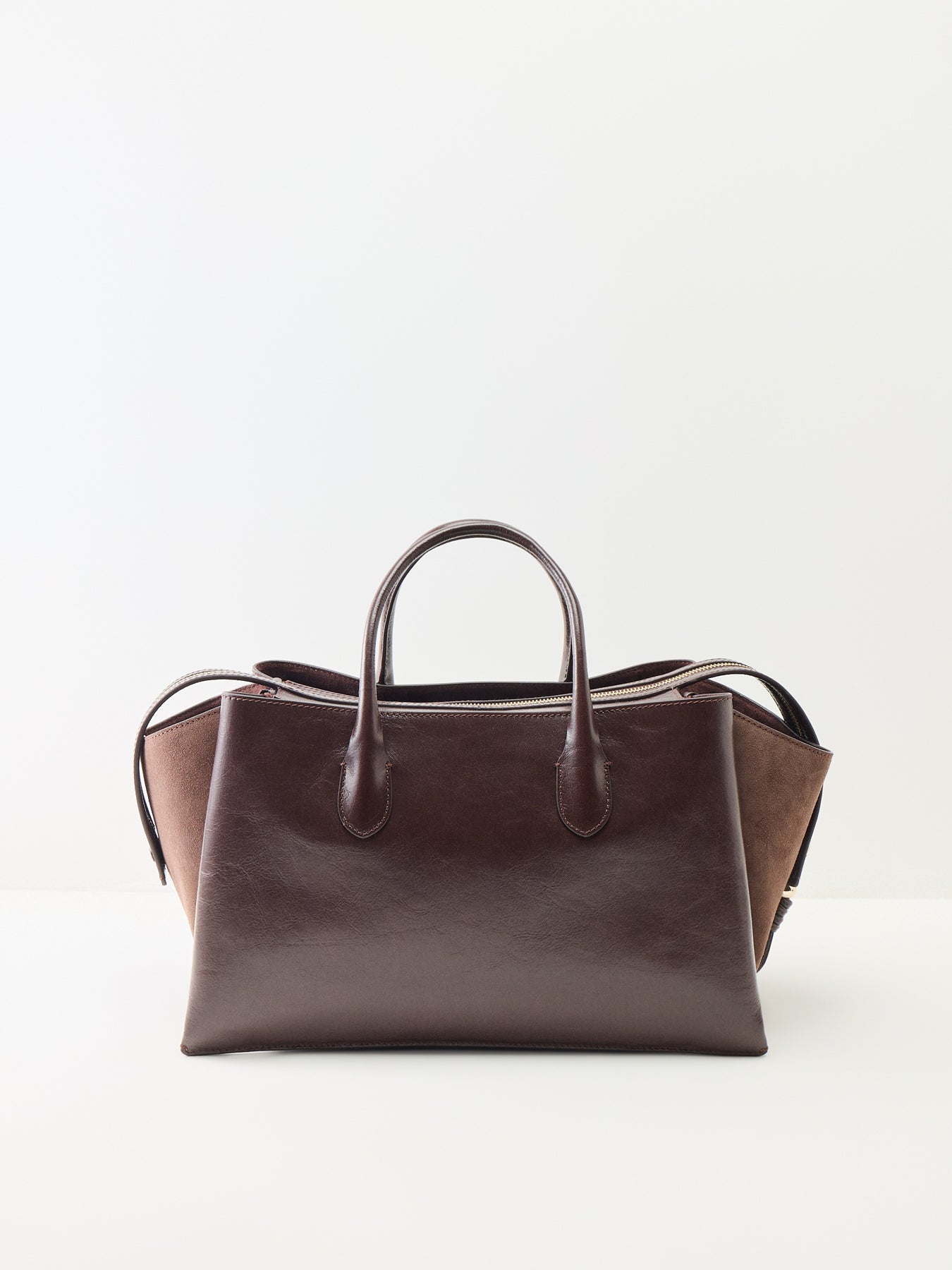 Romilly Large Ziptop Grab Brown