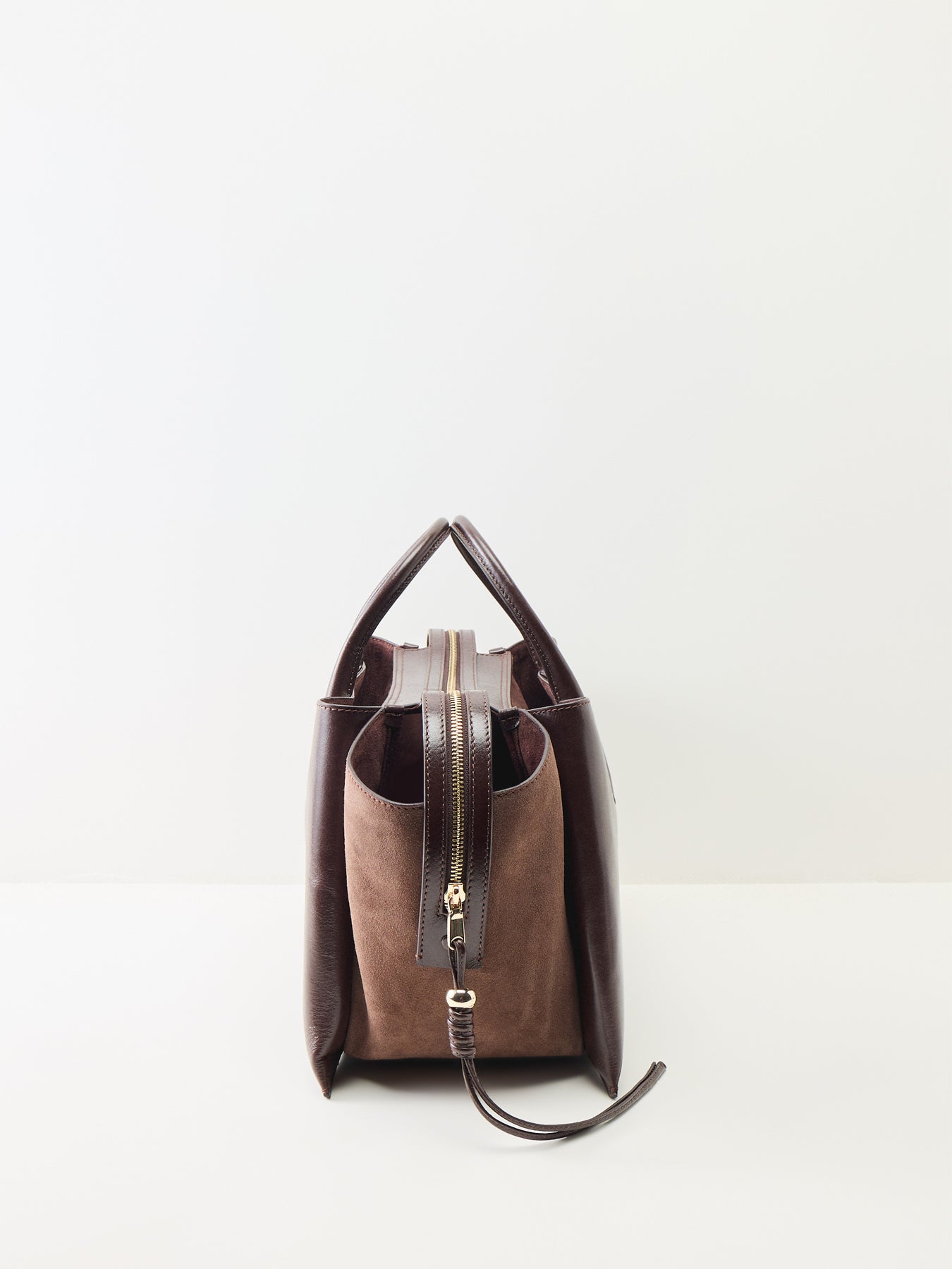Romilly Large Ziptop Grab Brown