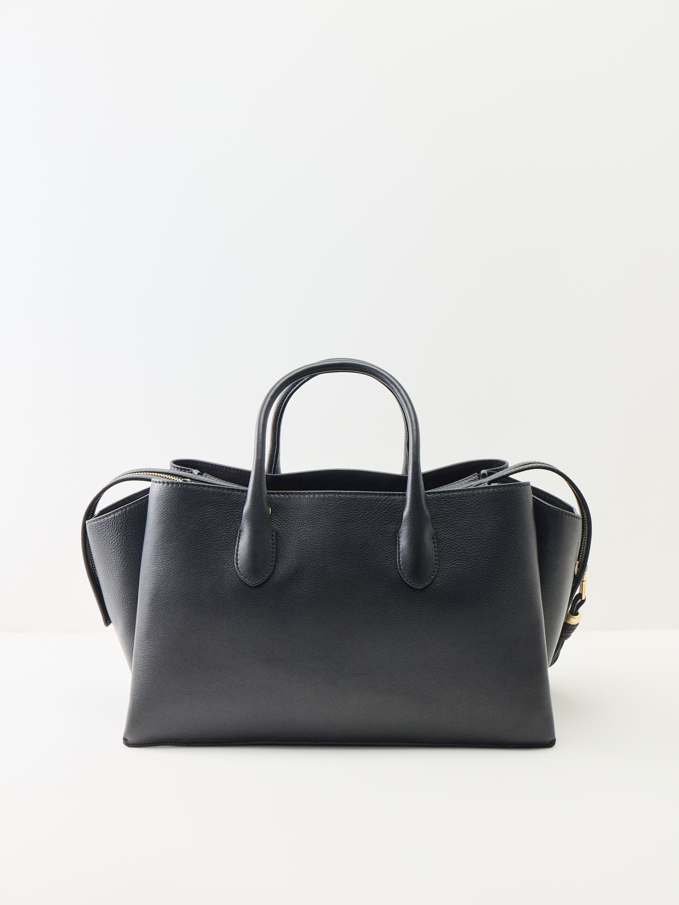 Romilly Large Ziptop Grab Black