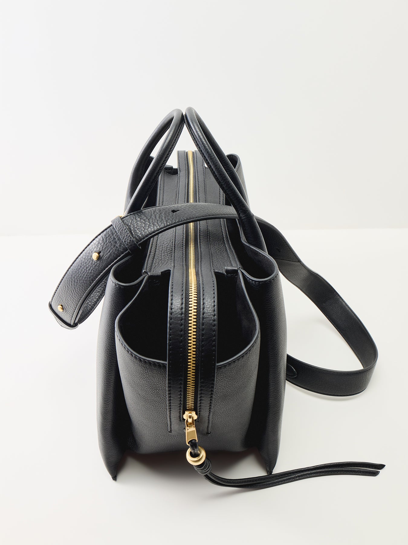Romilly Large Ziptop Grab Black