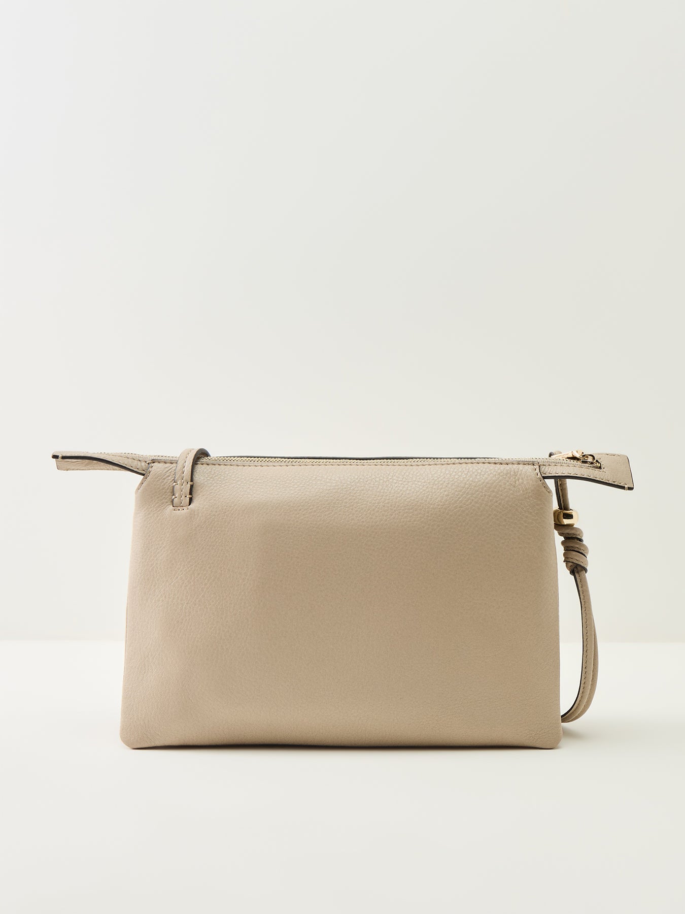 Romilly Medium Ziptop Crossbody Porcini