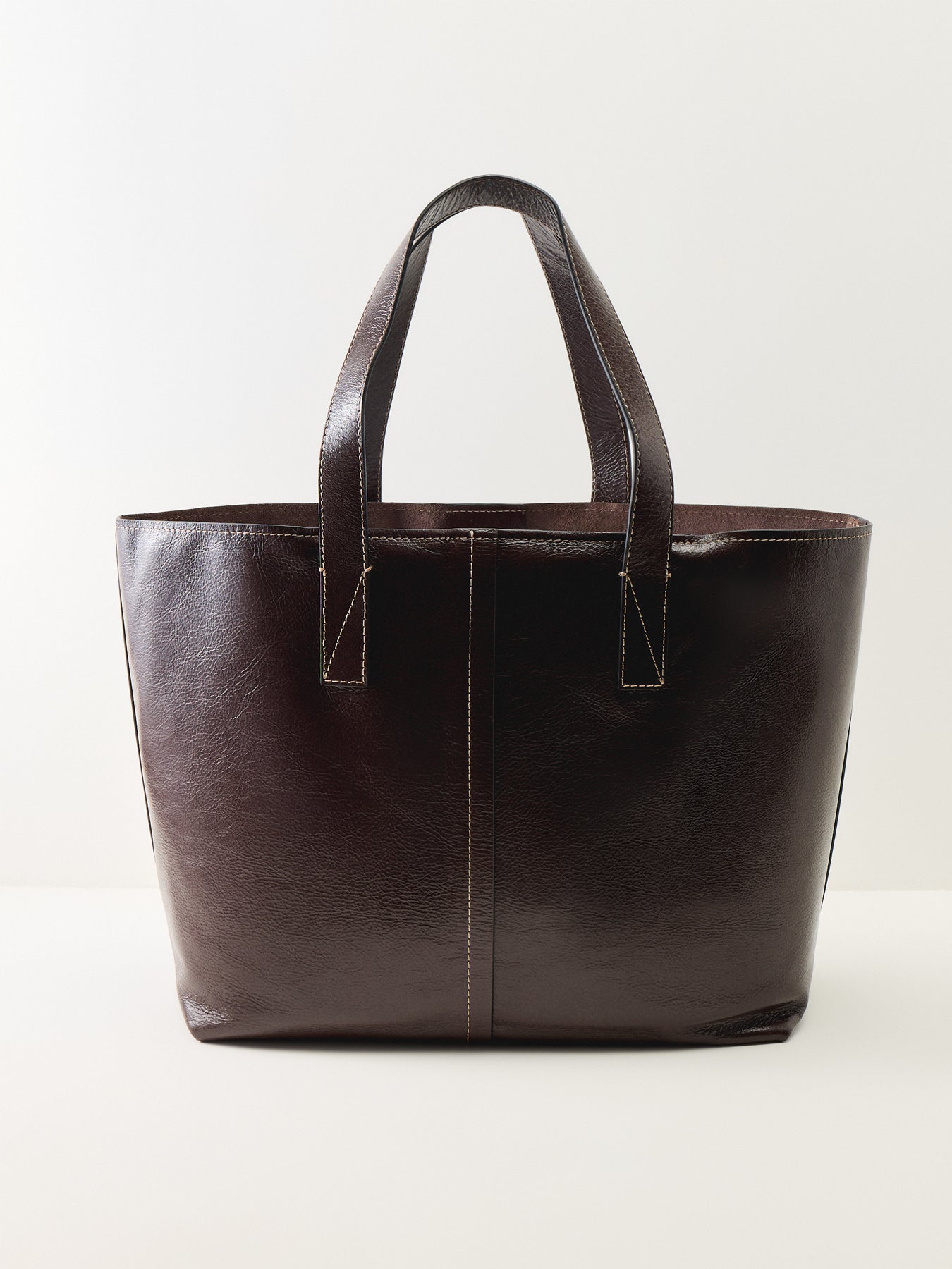 Broadway Market Large Open Top Tote Brown