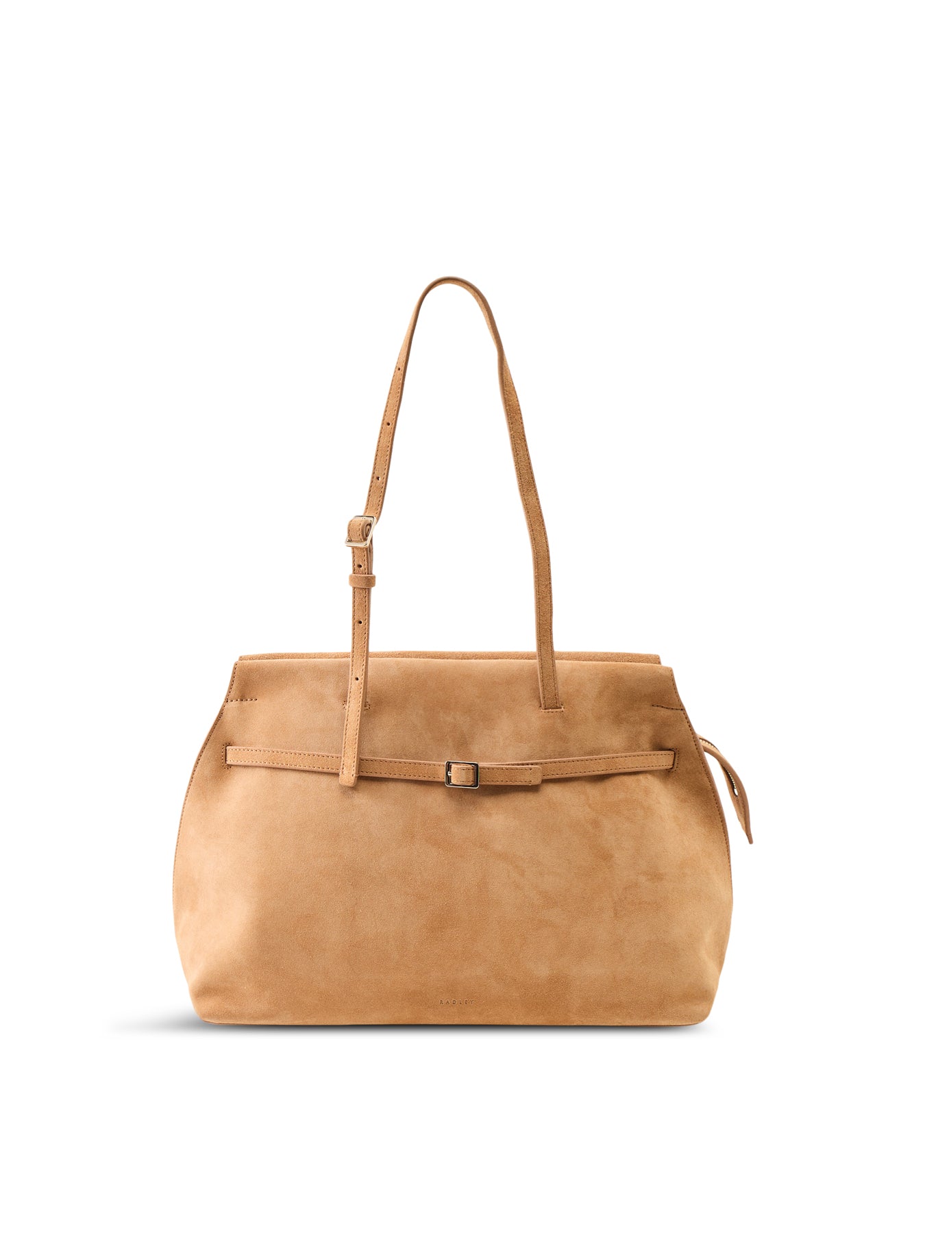 The Christina Large Zip Shoulder Bag Tan