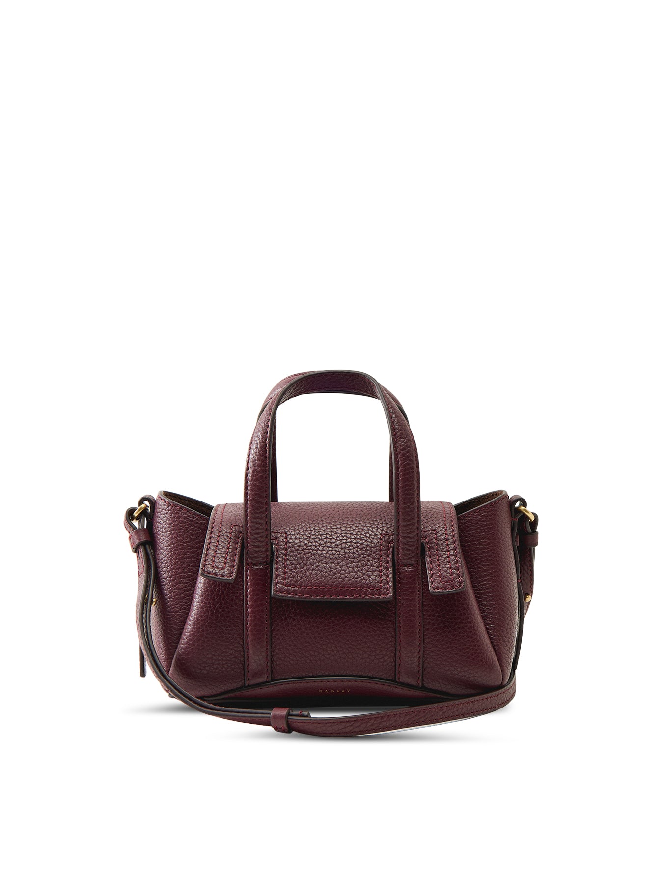 Chancery Small Flapover Grab Burgundy