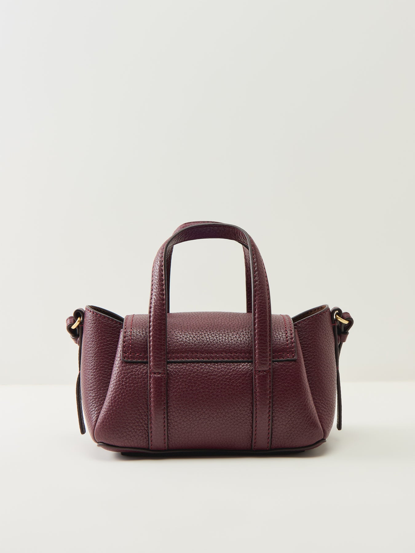 Chancery Small Flapover Grab Burgundy