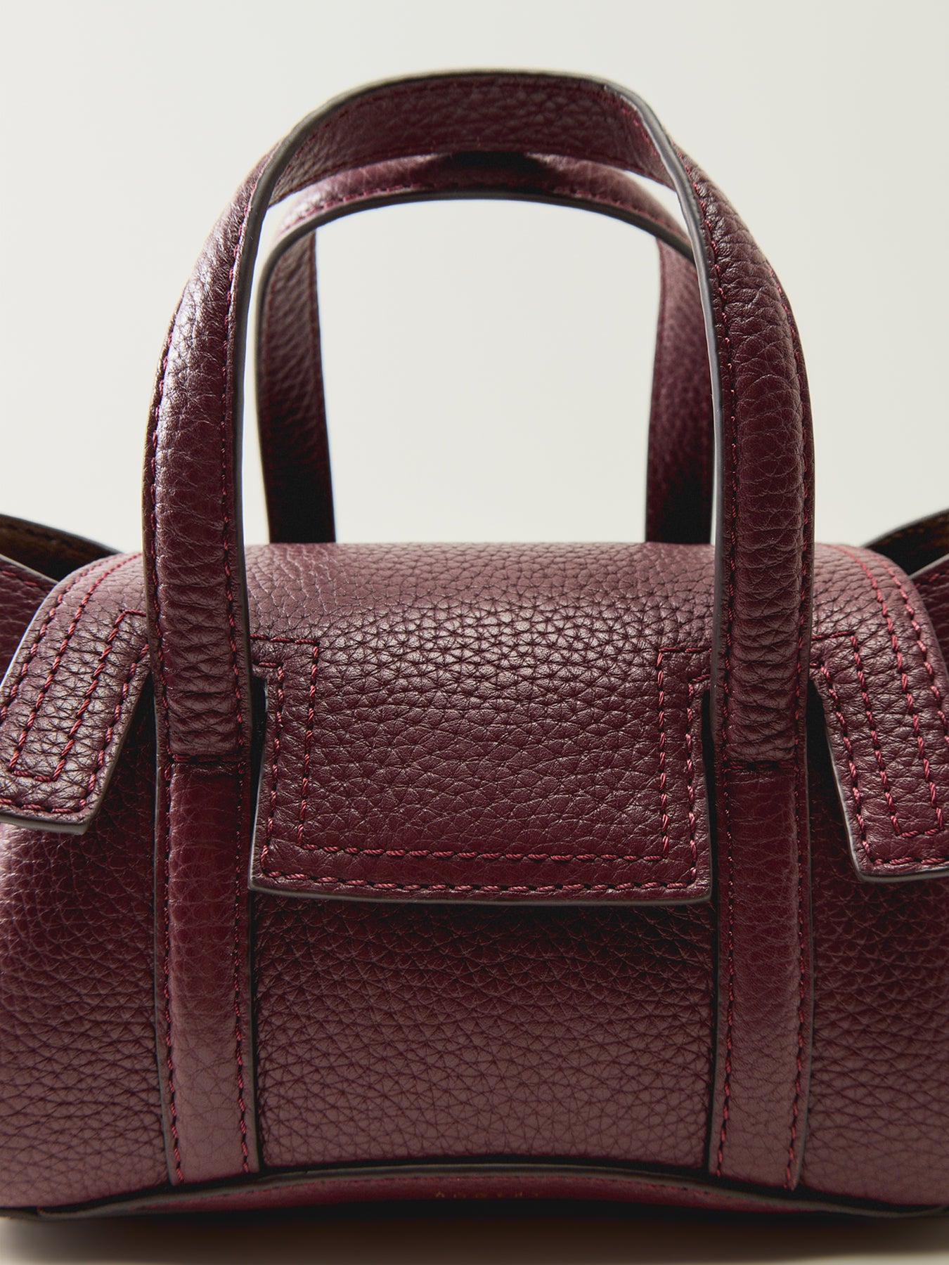 Chancery Small Flapover Grab Burgundy