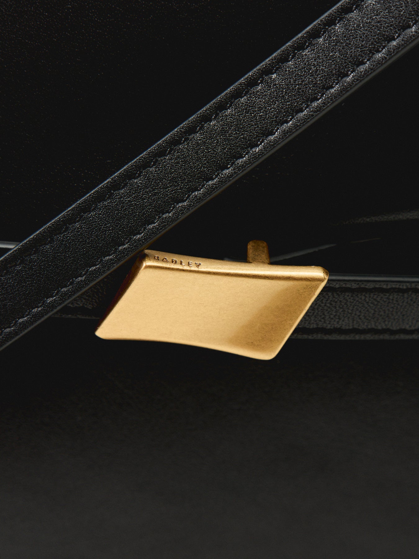 Christina Small Flapover Crossbody Black
