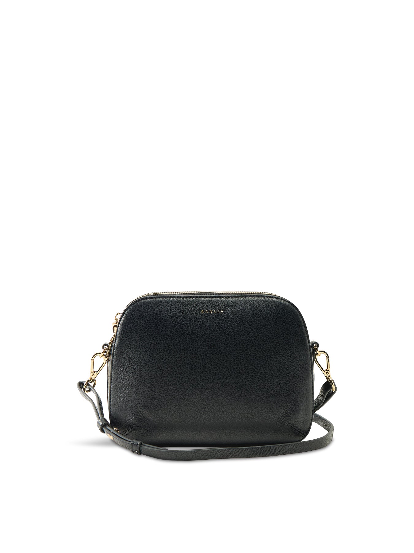 Dukes Place Medium Ziptop Crossbody Black