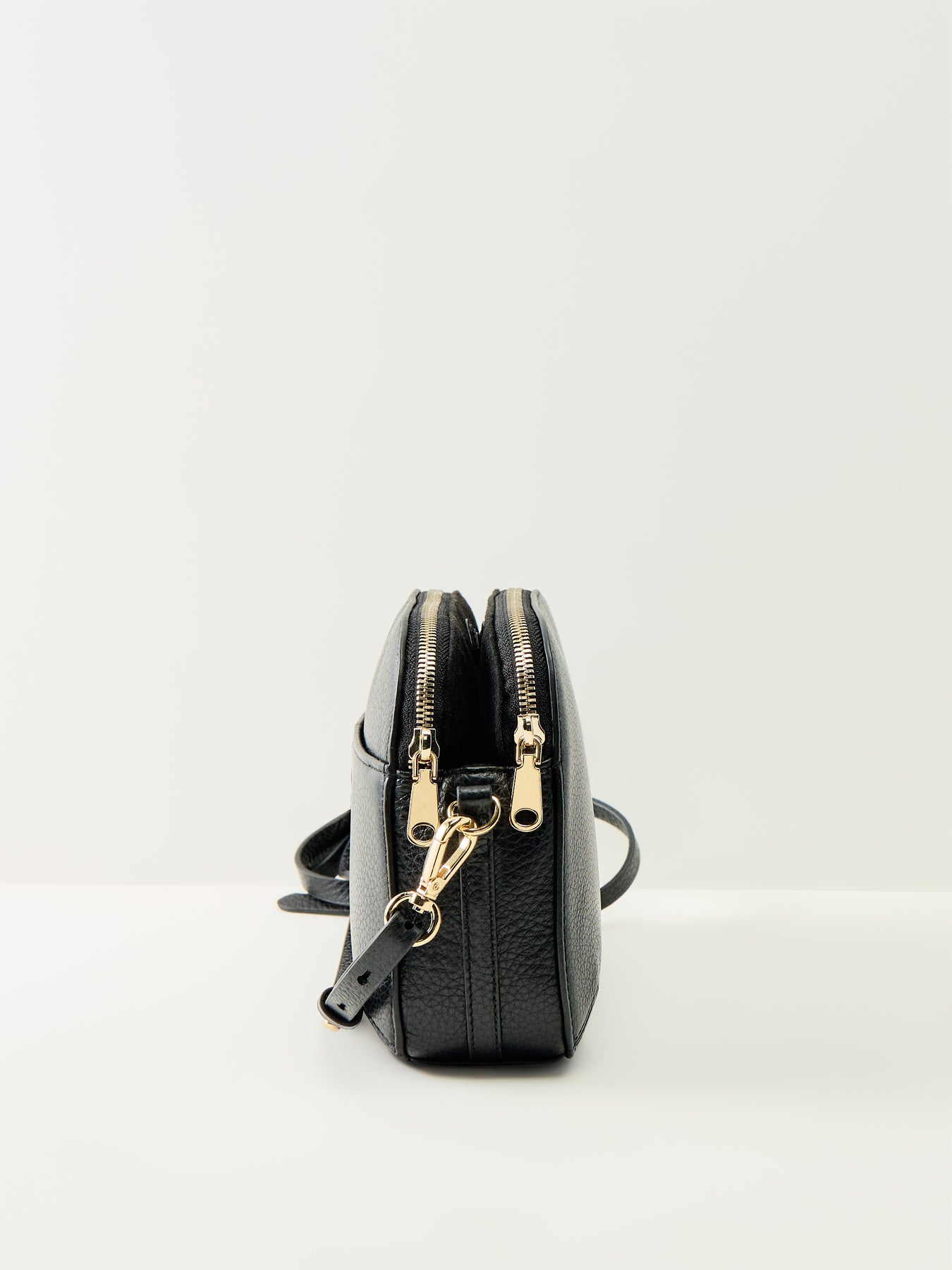 Dukes Place Medium Ziptop Crossbody Black