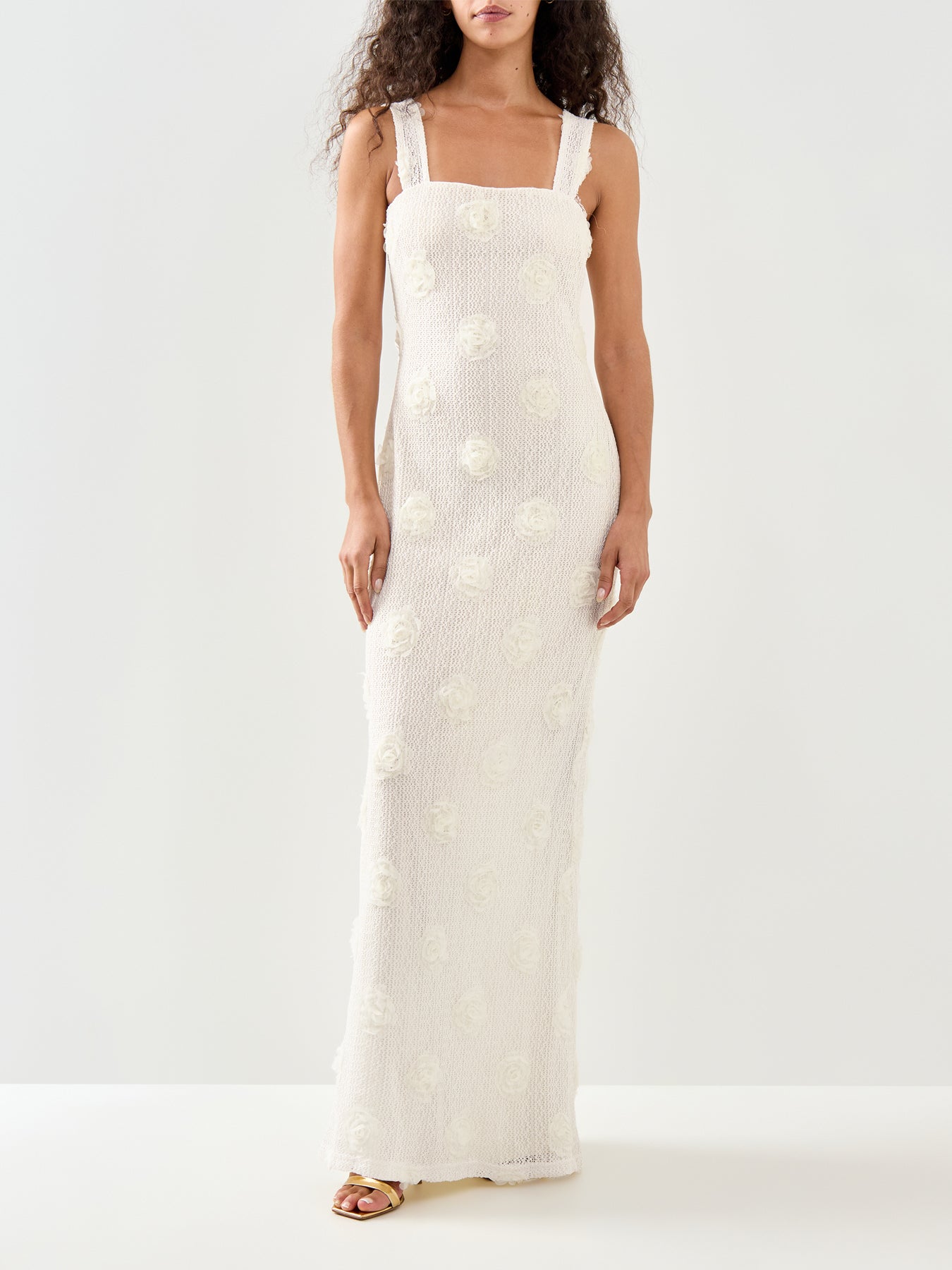 Nancie Floral Maxi Dress Cream