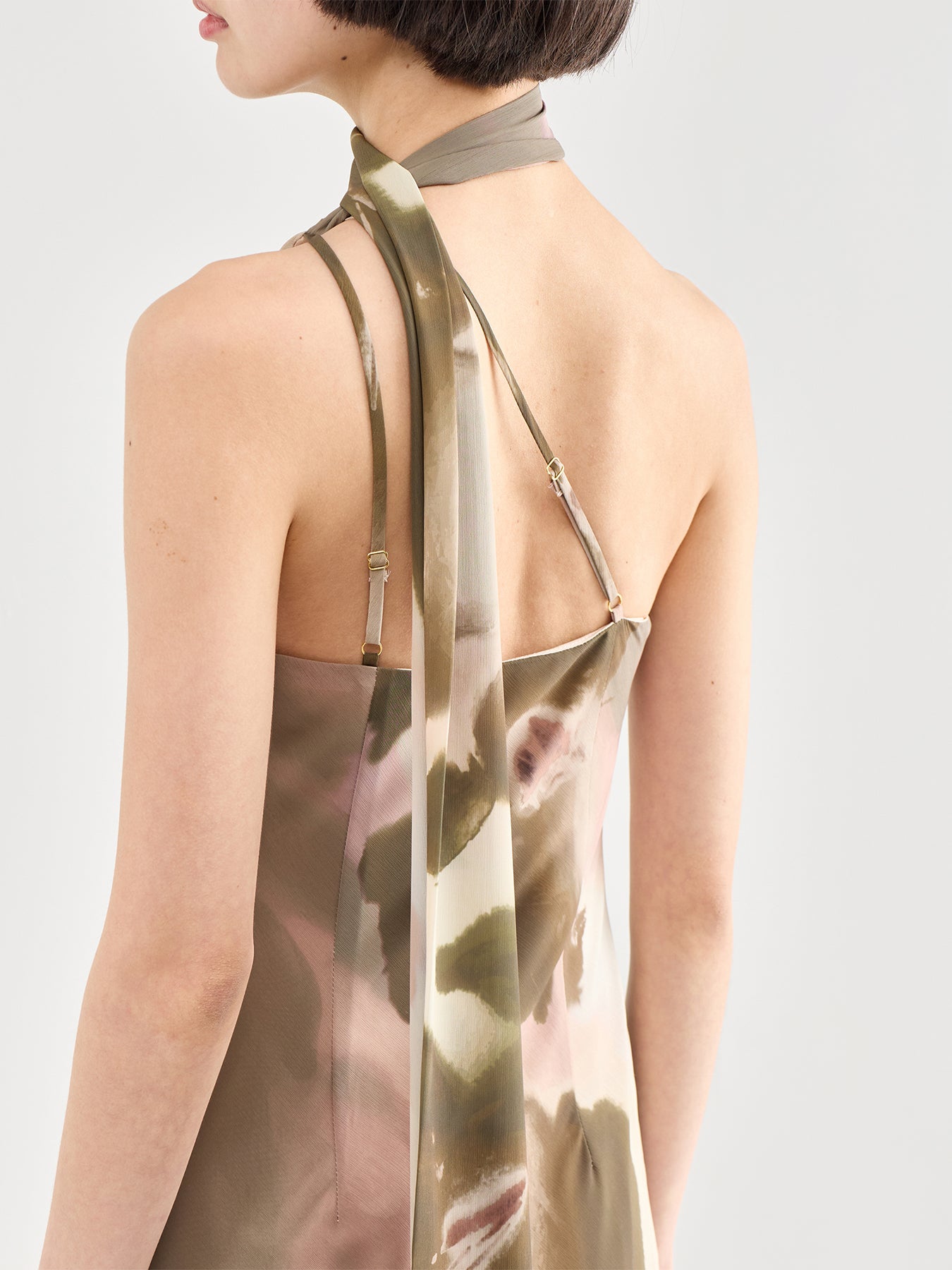 Sheree One Shoulder Chiffon Maxi Dress Floral