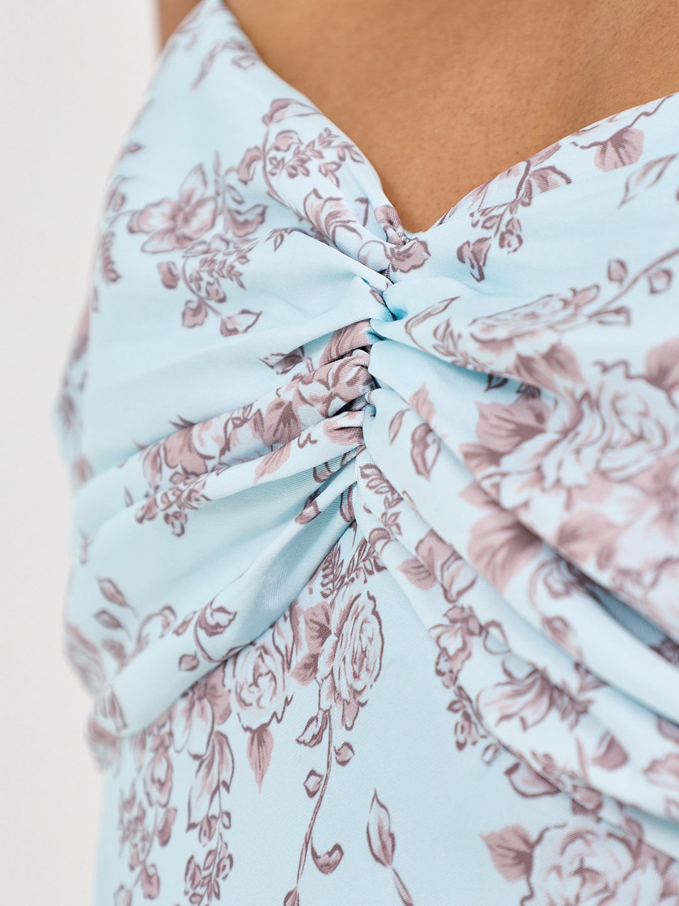 Joely Printed Maxi Dress Blue