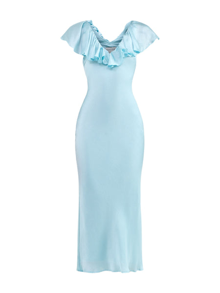 black halo eve green dress Adina Ruffle Midaxi Blue – Fenwick light pink maternity dress Blue Dress Pants with Size:Adult | 40.5|R
