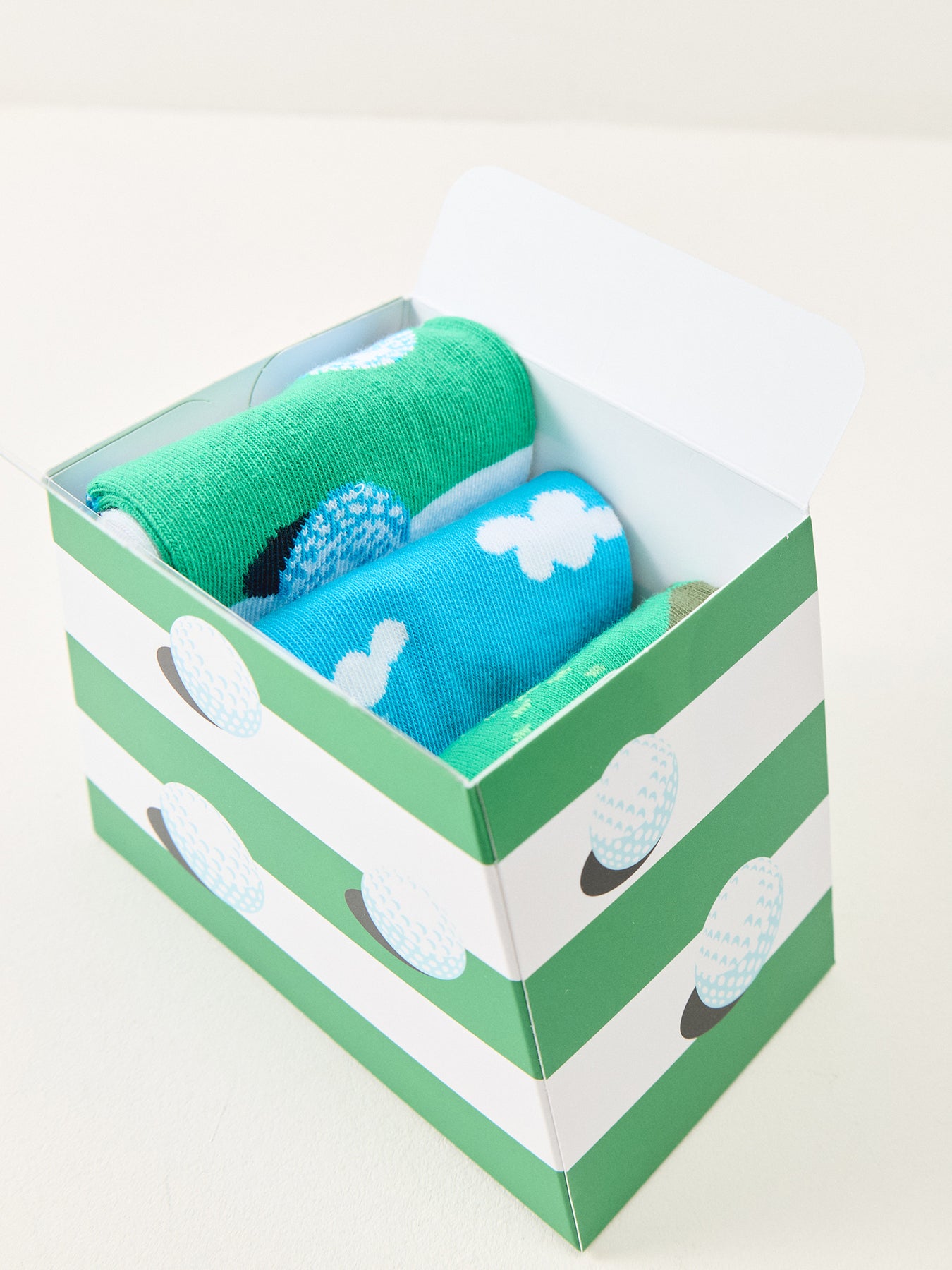 3-Pack Golf Socks Gift Set Green