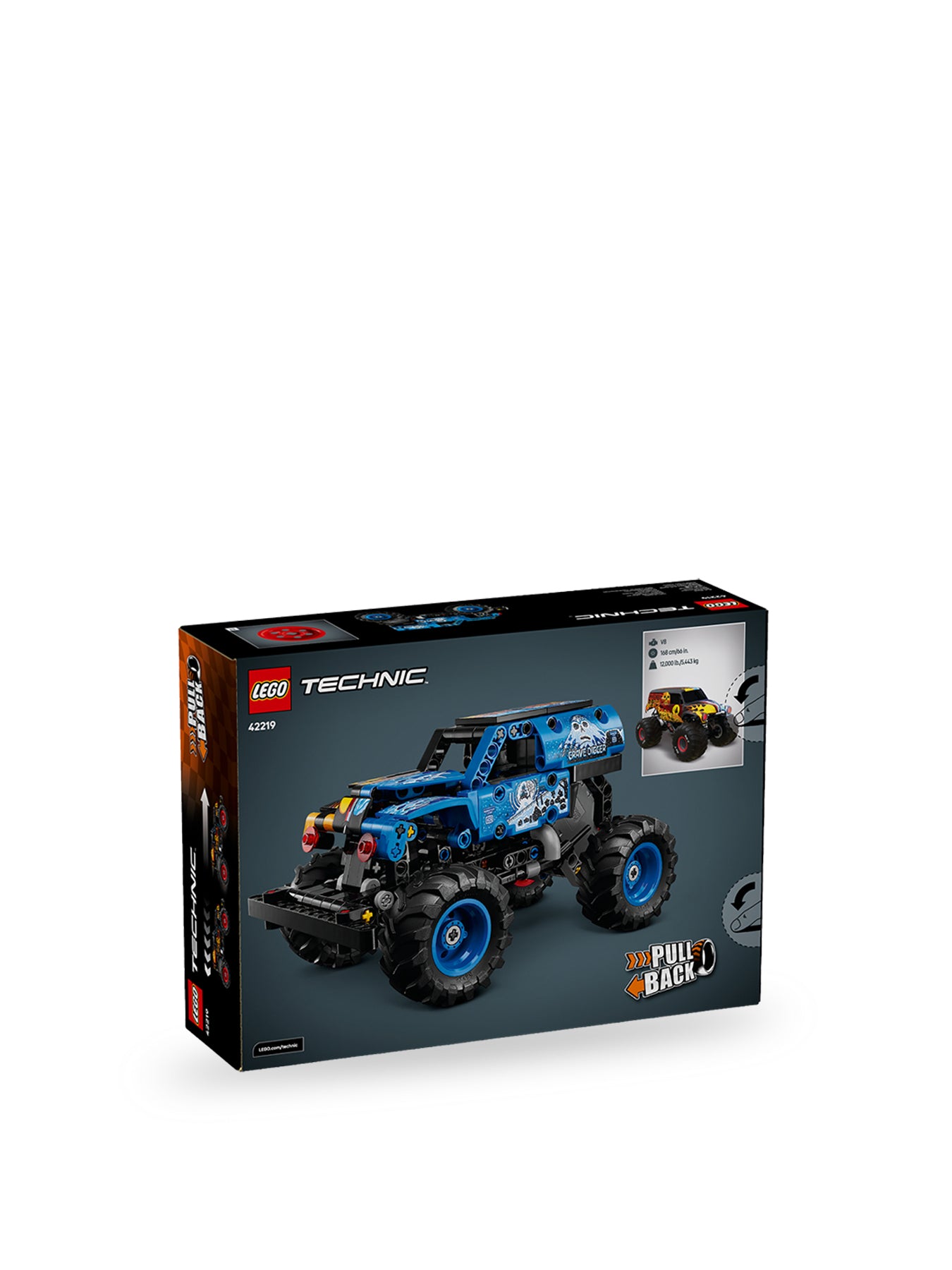 Technic Monster Jam Grave Digger Fire and Ice Set 42219