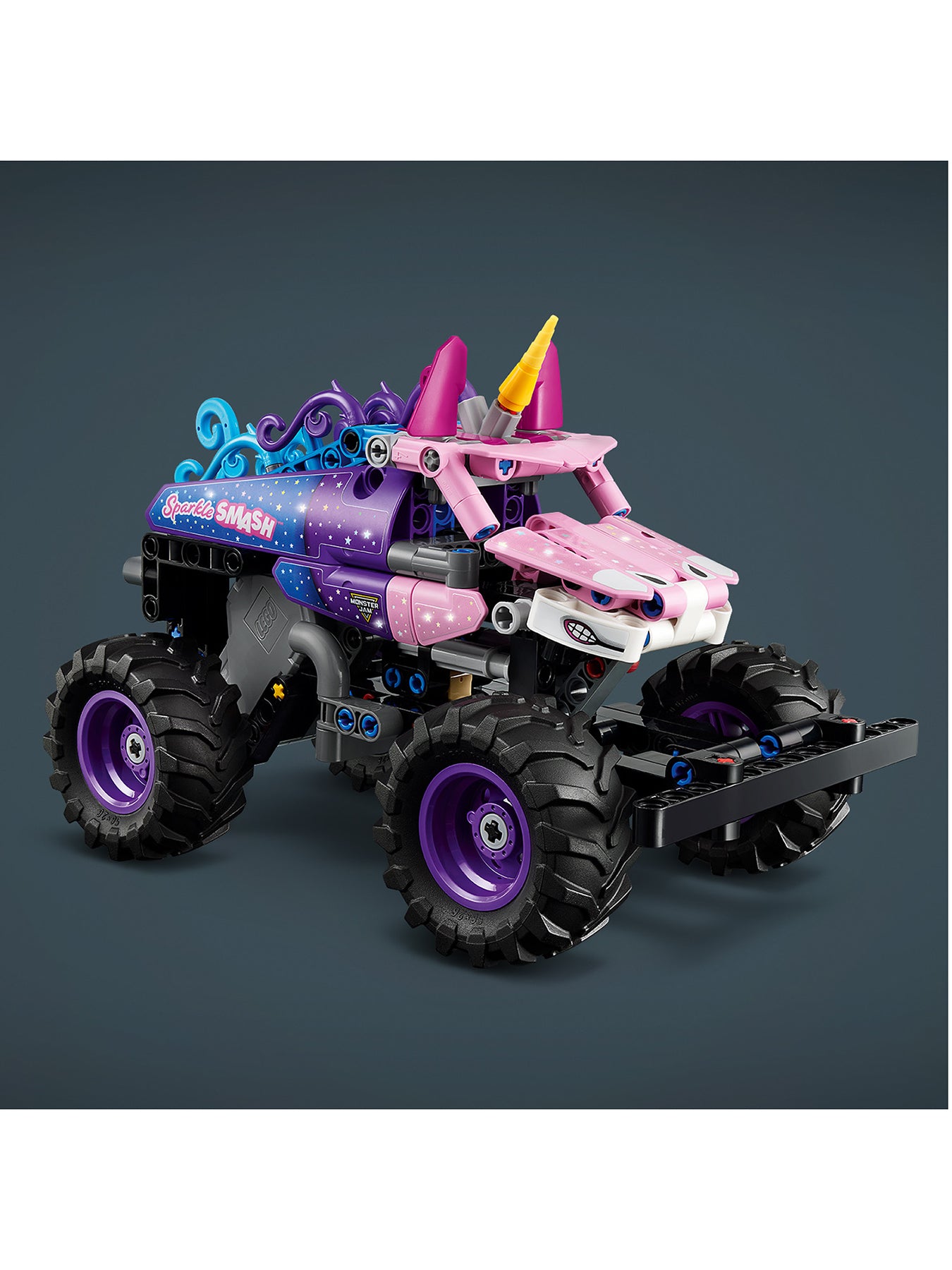 Technic Monster Jam Sparkle Smash Pull Back Truck 42220