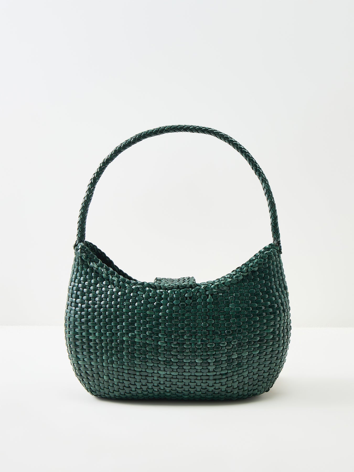 Dragon Diffusion x Rixo Saoirse Leather Shoulder Bag Green