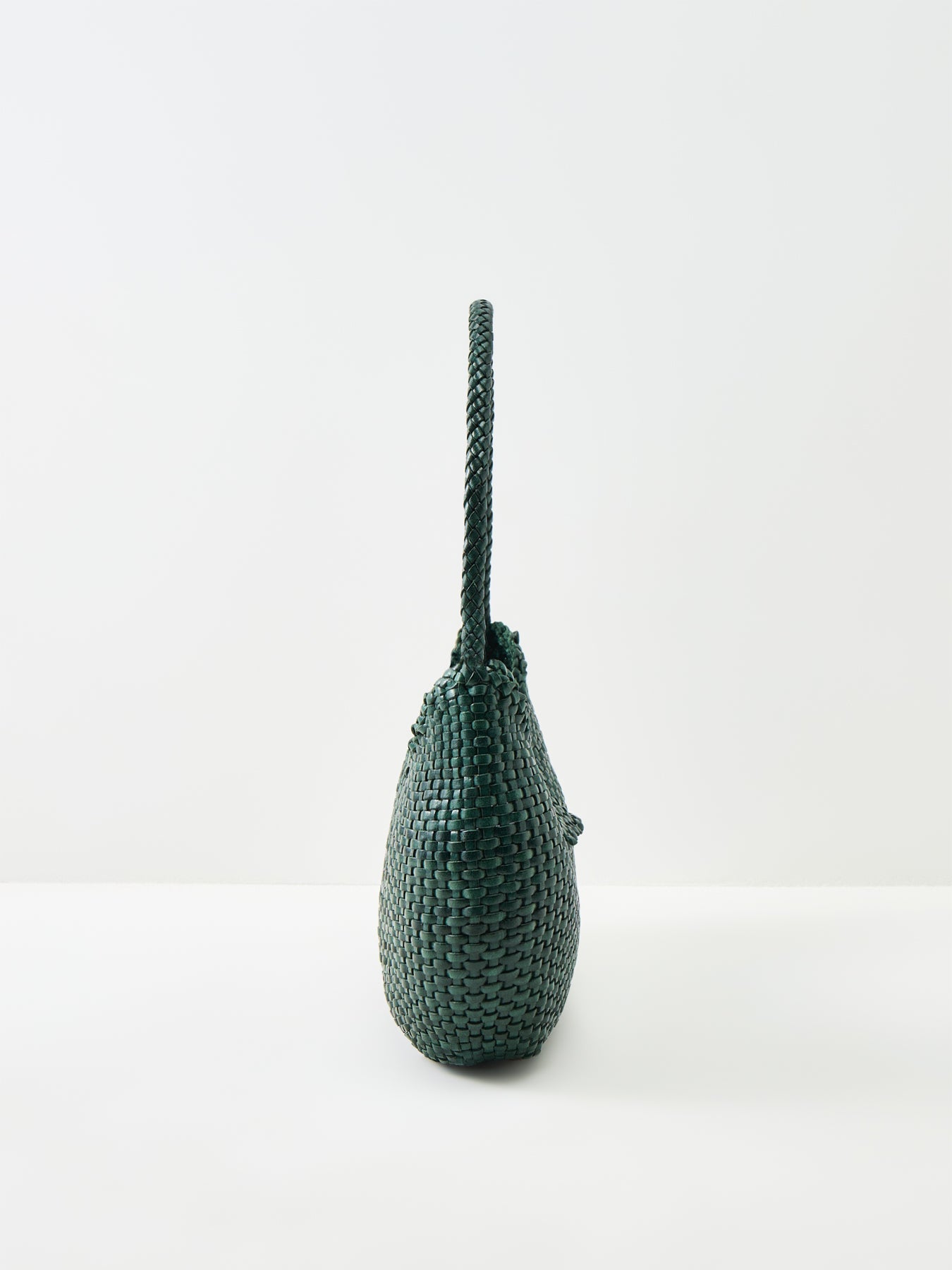 Dragon Diffusion x Rixo Saoirse Leather Shoulder Bag Green