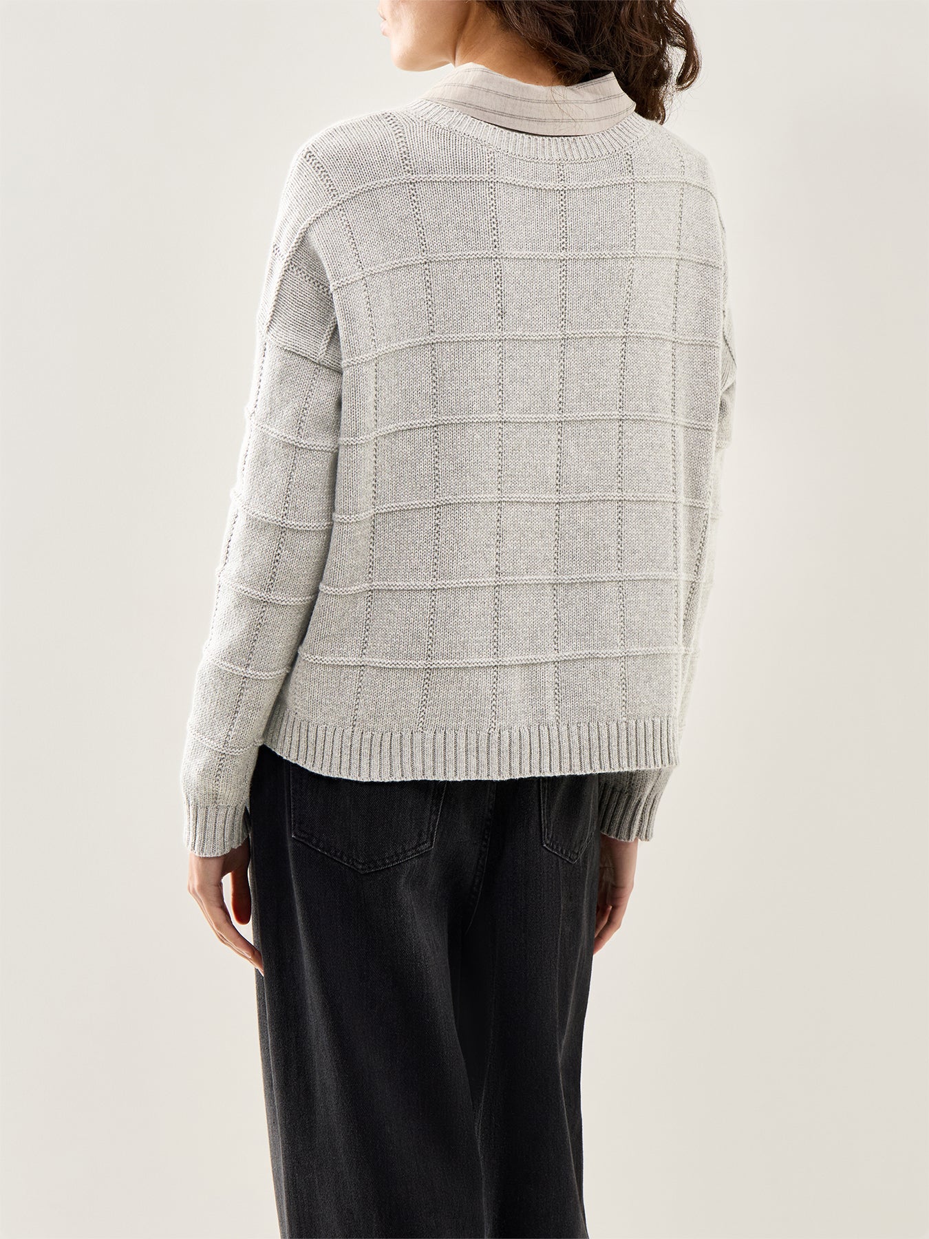 Crew Neck Sweater Dark Pearl