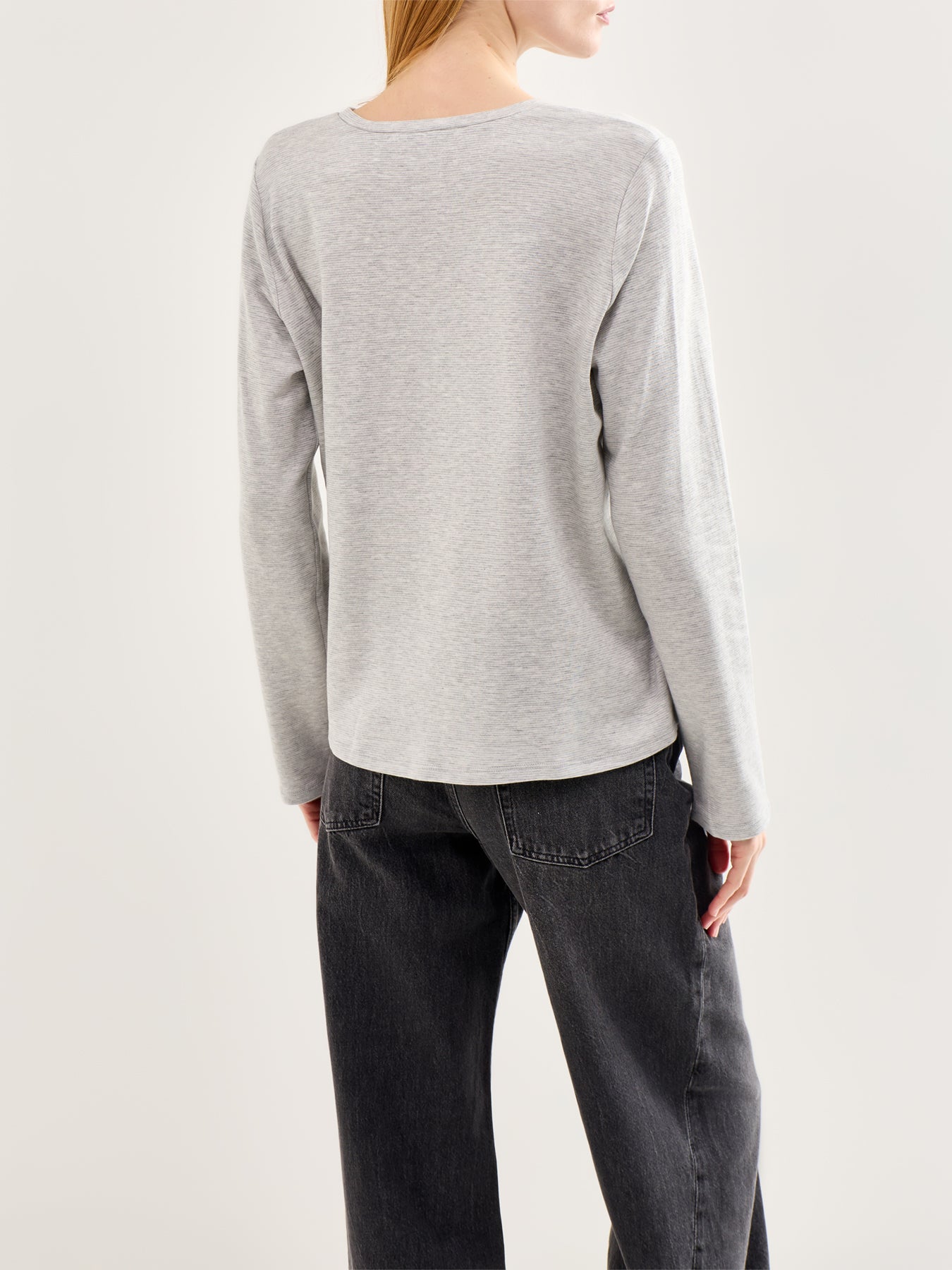 Crew Neck Top Grey