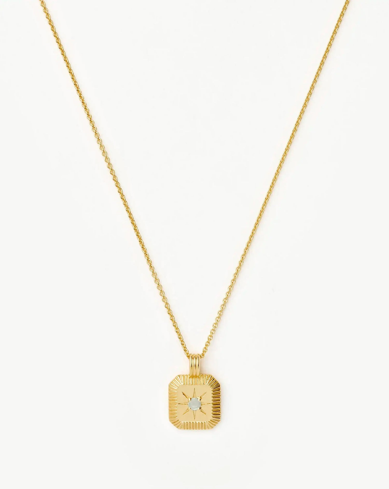 March - Birthstone Pendant
