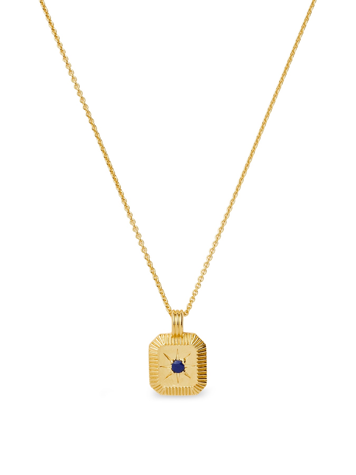 September Birthstone Pendant Gold