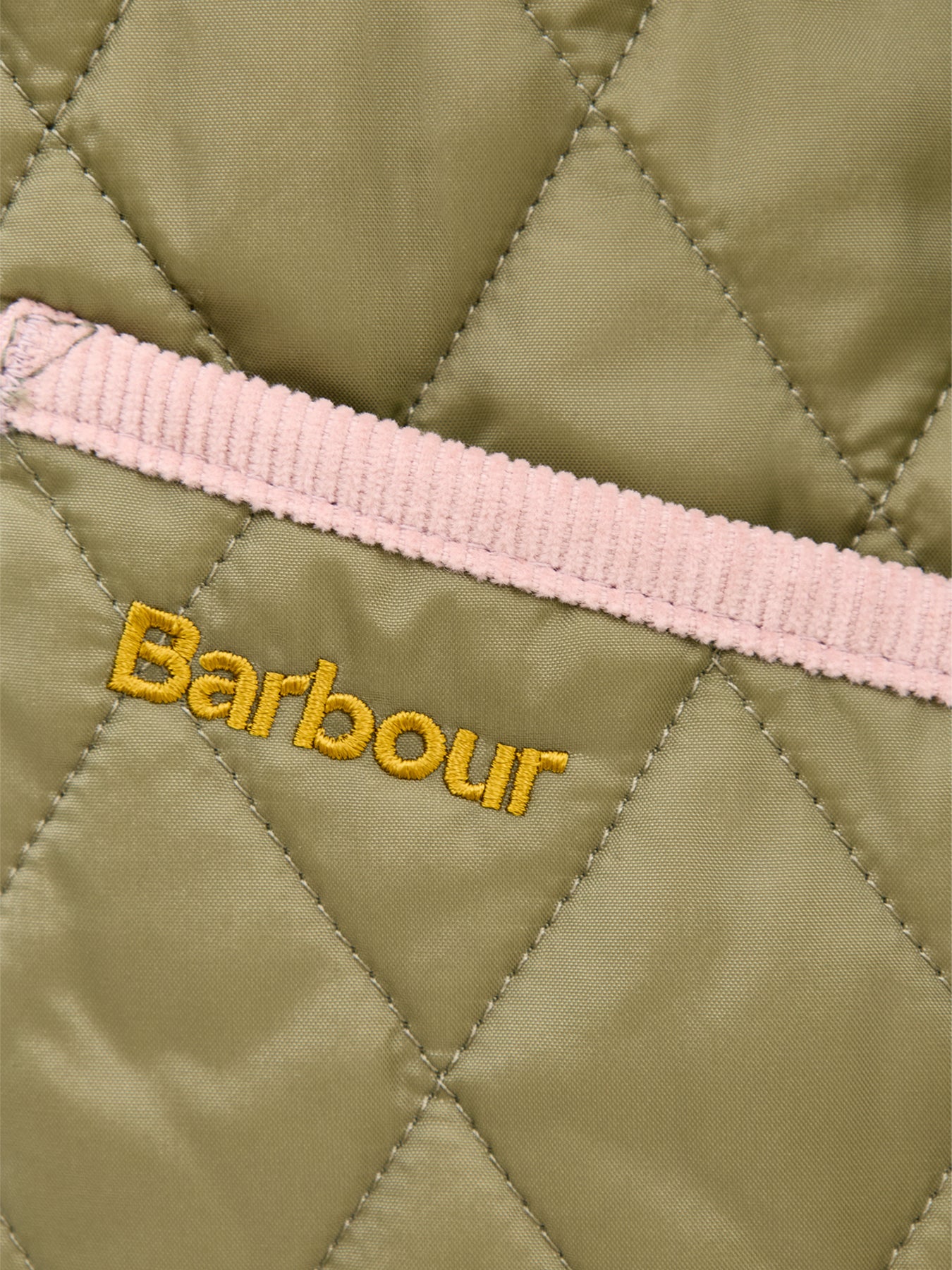 Icons Cropped Liddesdale Quilted Jacket Olive Green