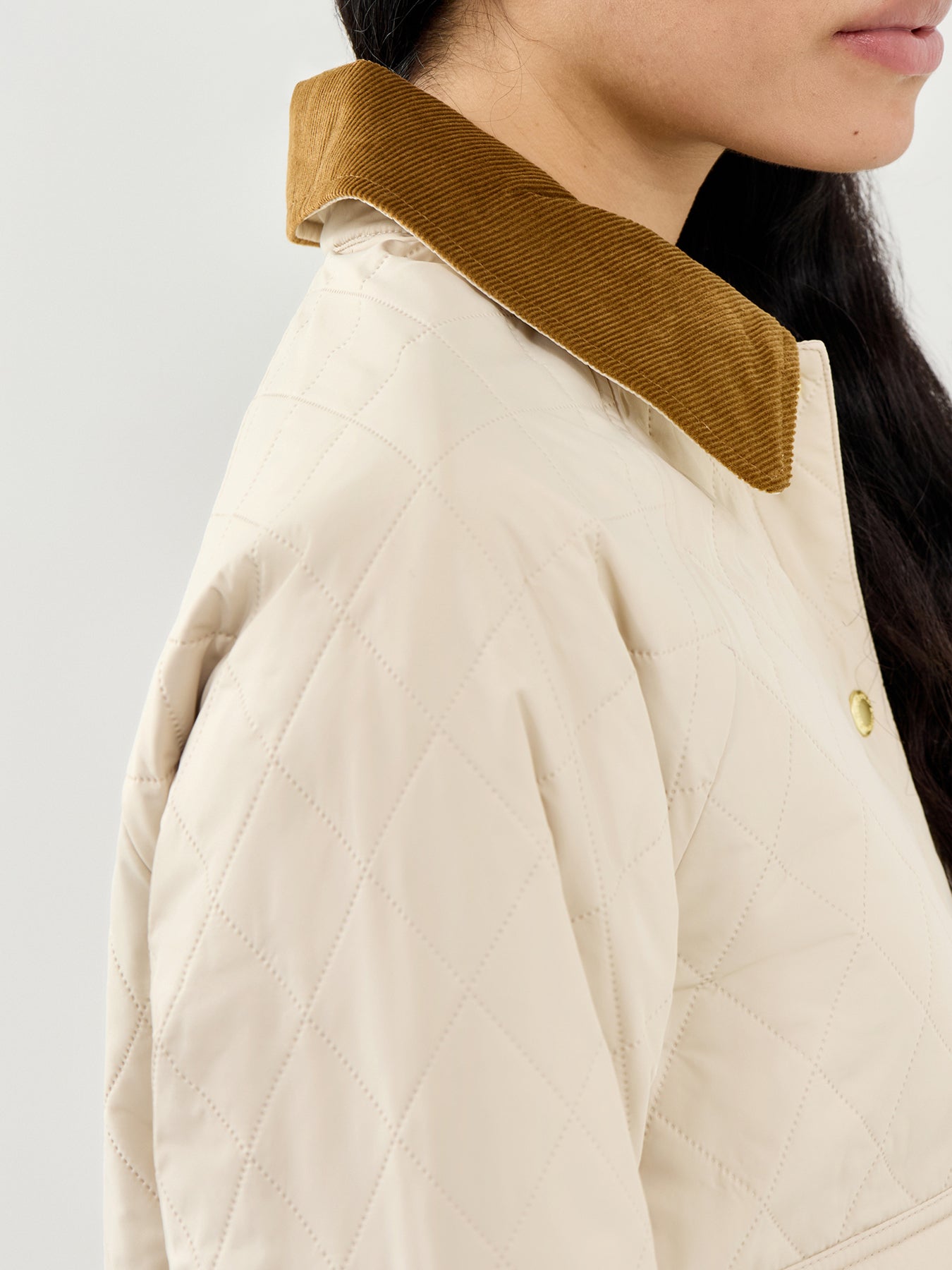 Kirby Quilted Jacket Cream