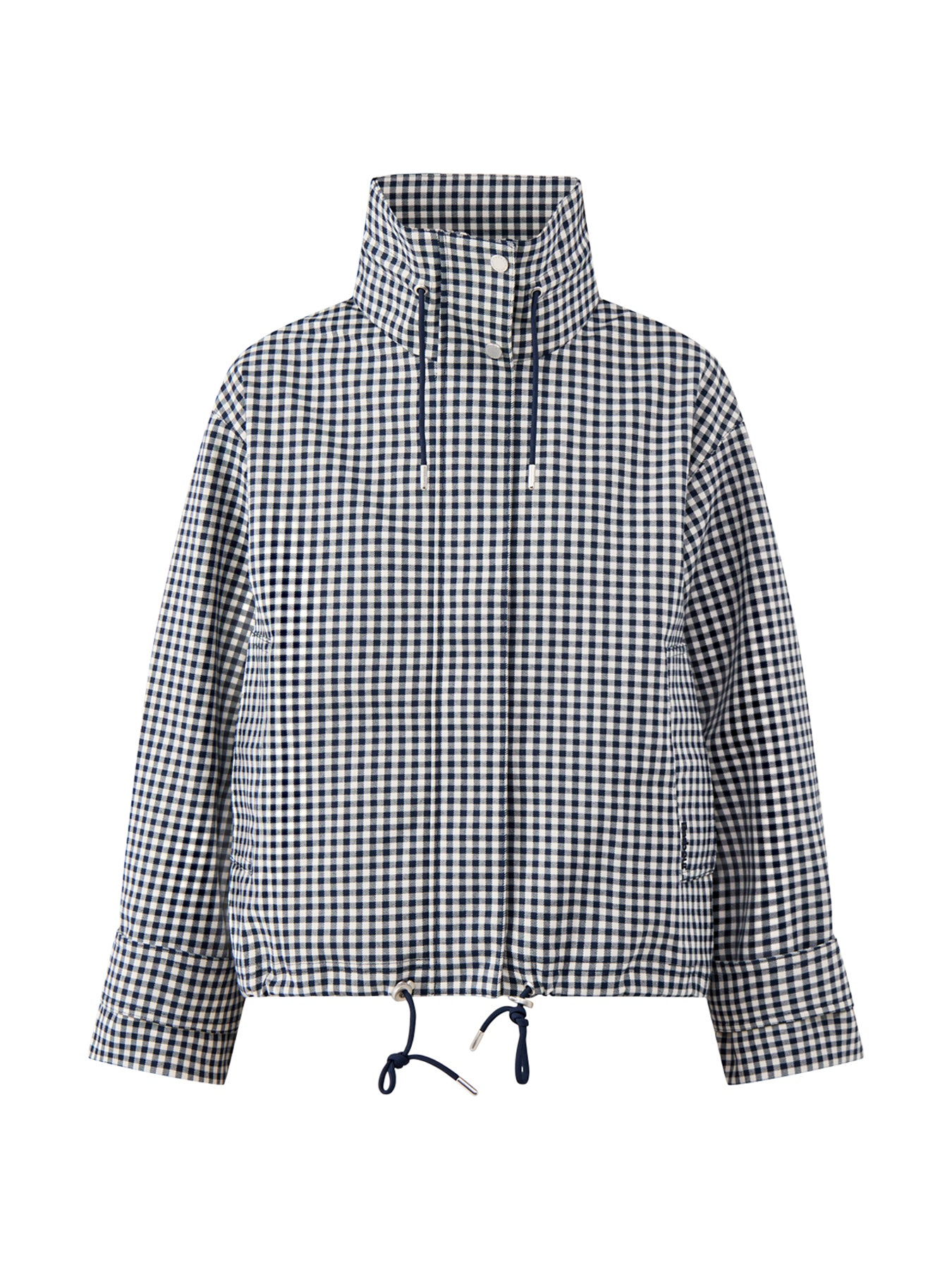 Bronwyn Check Showerproof Jacket Navy