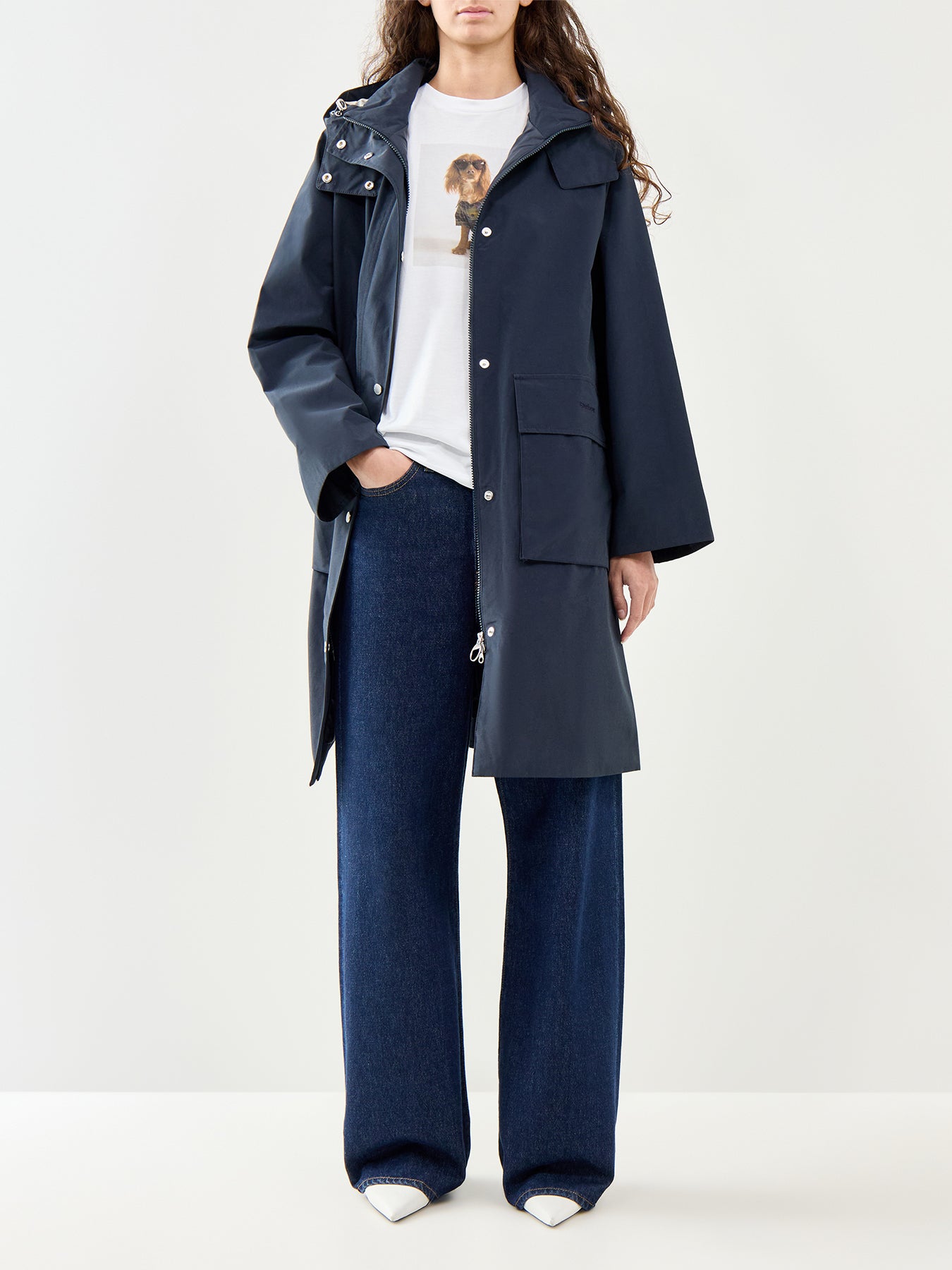 Devlin Waterproof Jacket Navy