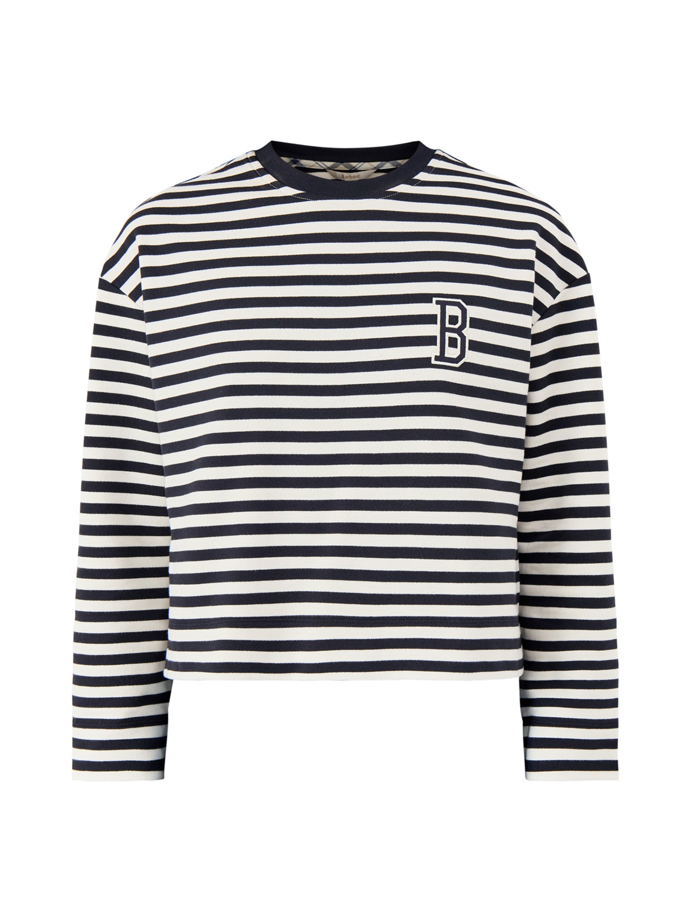 Gabby Sweatshirt Navy Stripe