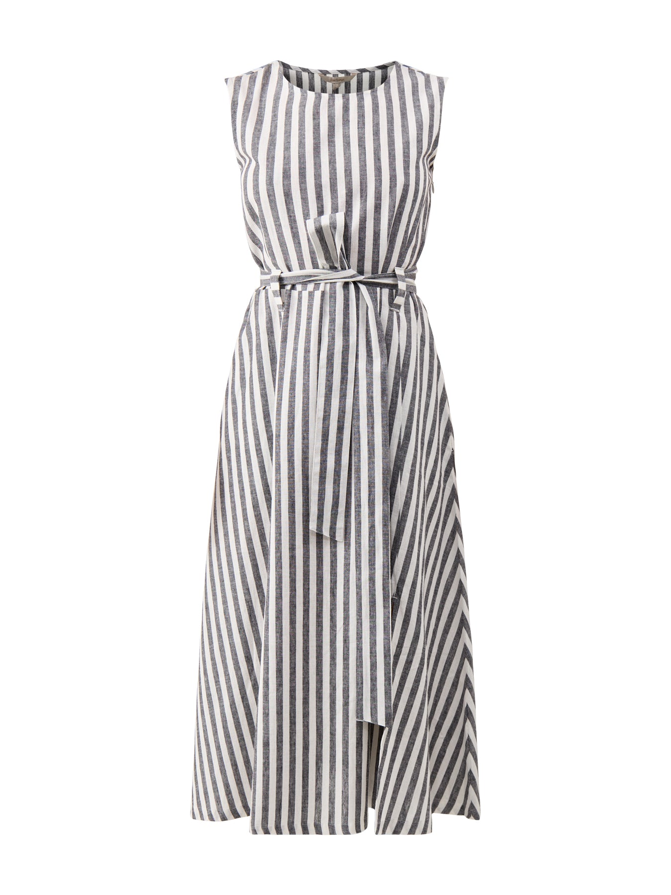 Inez Midi Dress Navy Stripe