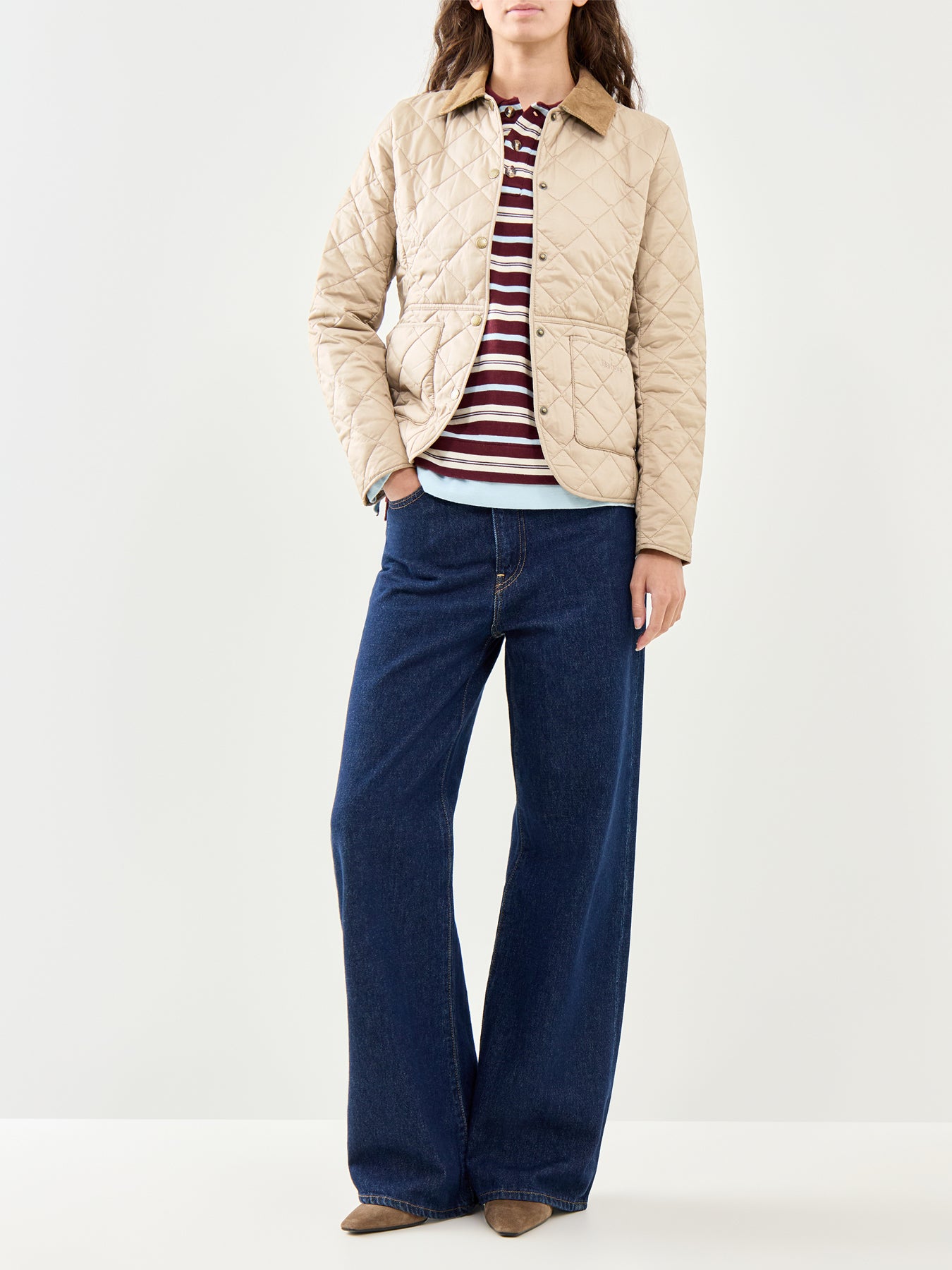 Deveron Quilted Jacket Beige