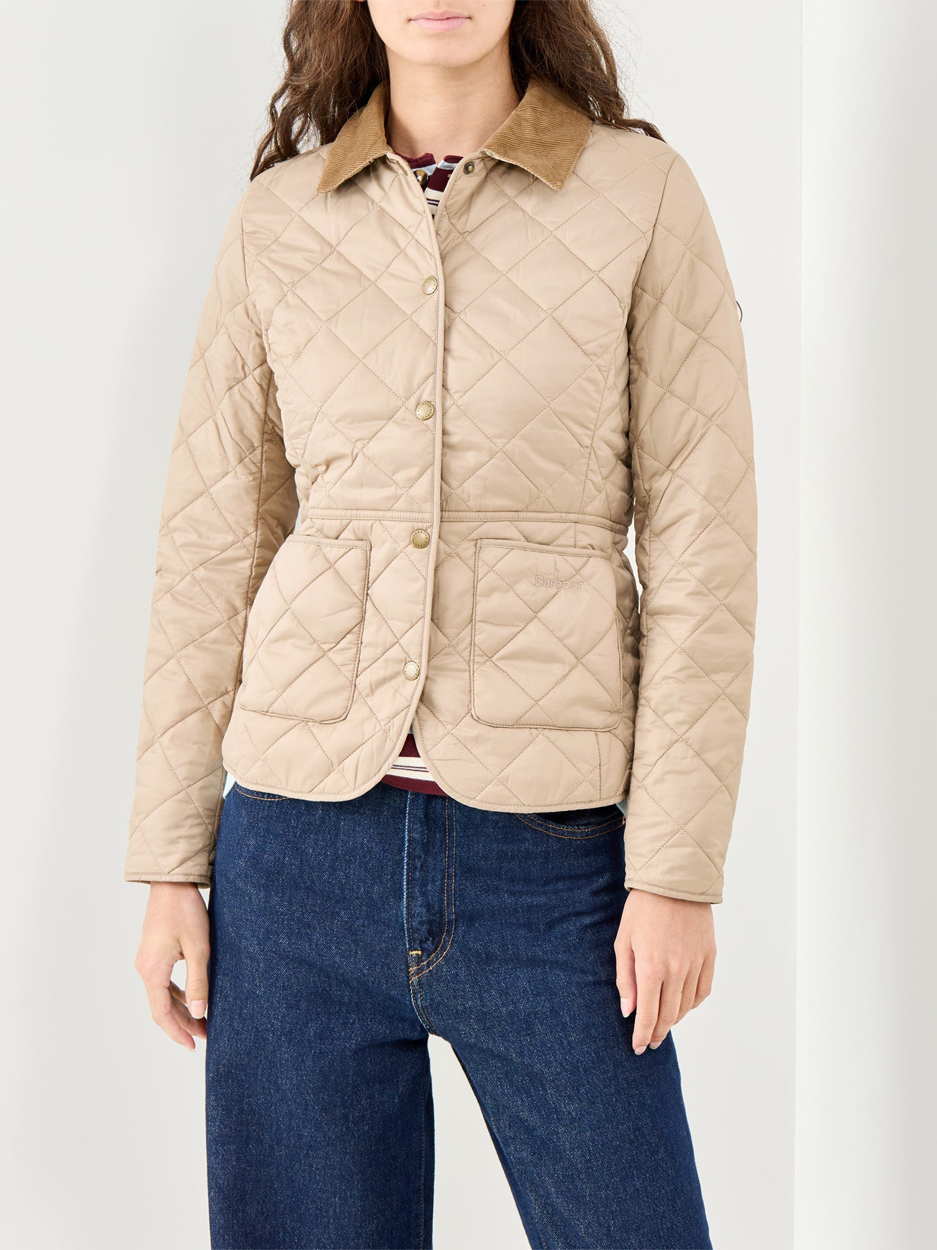Deveron Quilted Jacket Beige